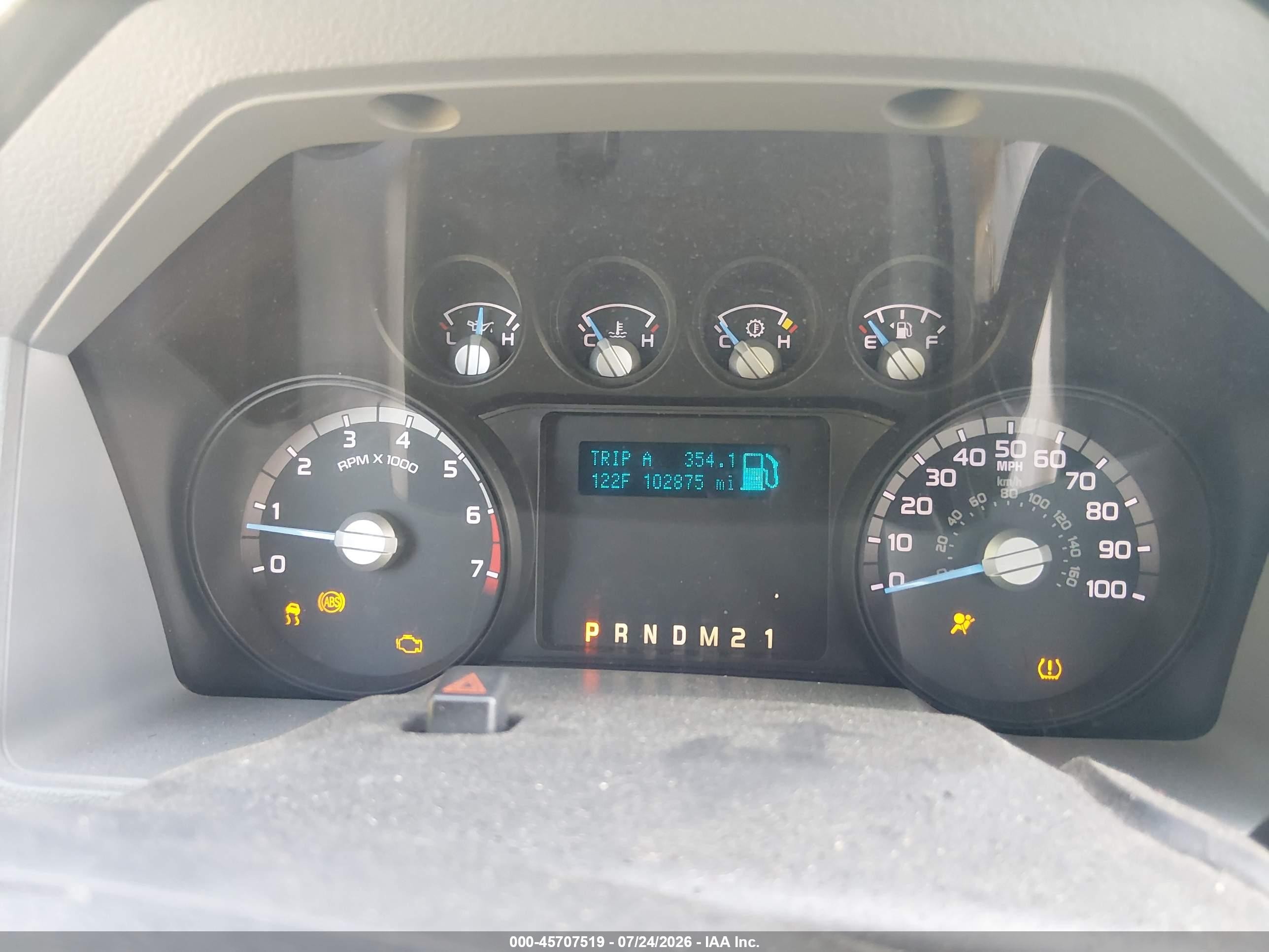 2011 Ford F-250 Xl Green vin: 1FTBF2B67BEA54003