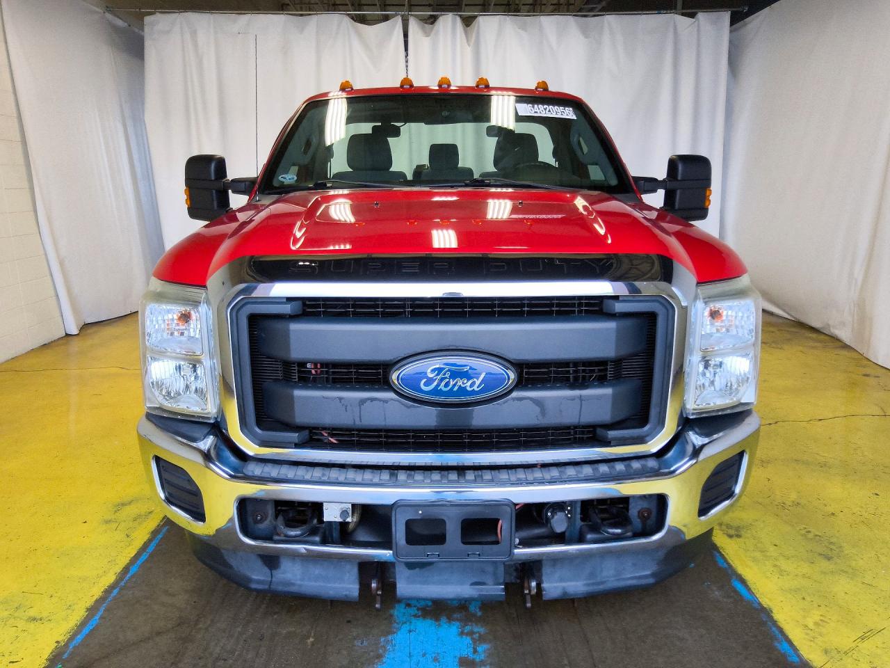 2015 Ford F250 Super Duty Red vin: 1FTBF2B67FEC41862