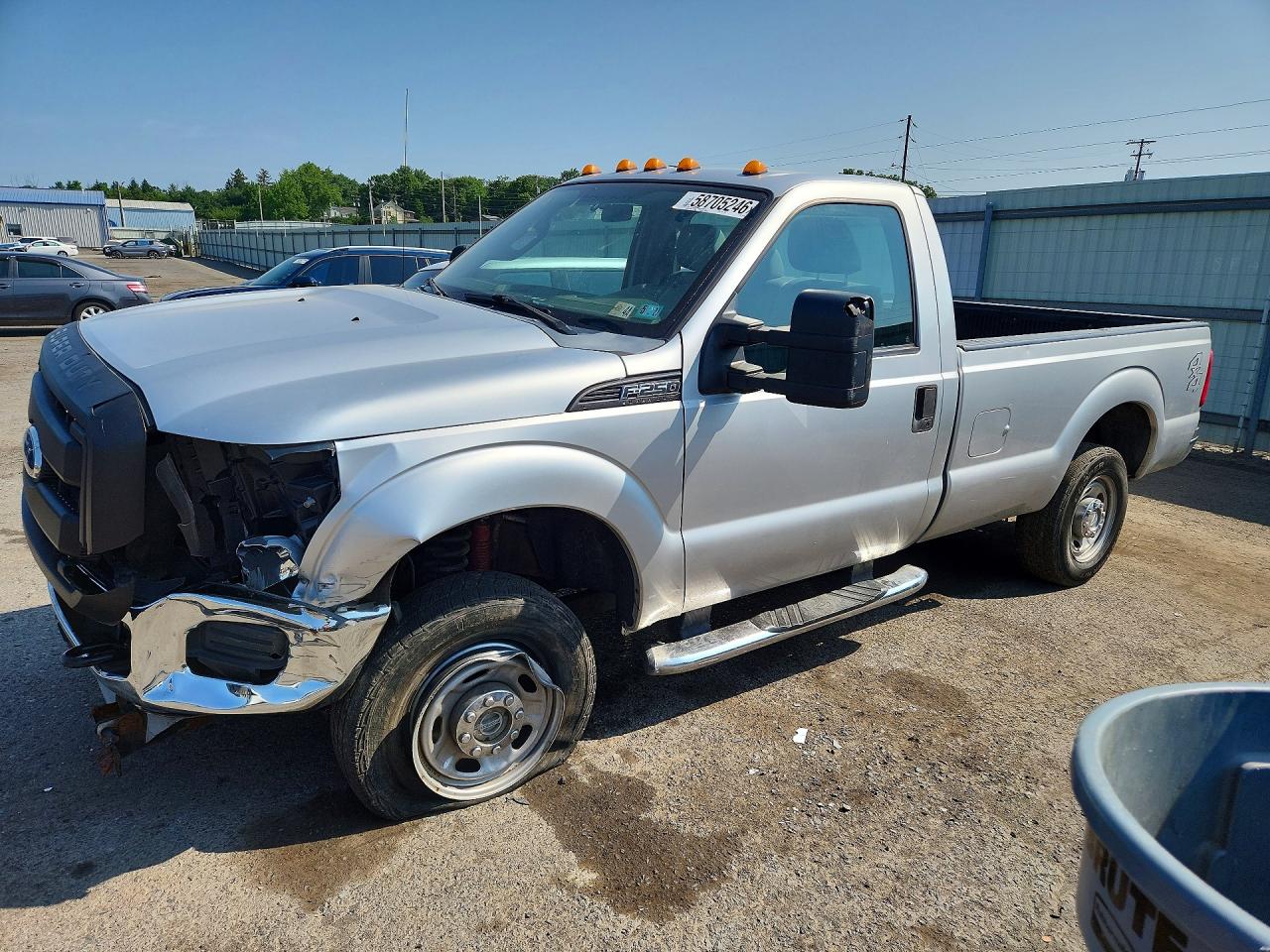 2011 Ford F250 Super Duty Silver vin: 1FTBF2B68BEB17240