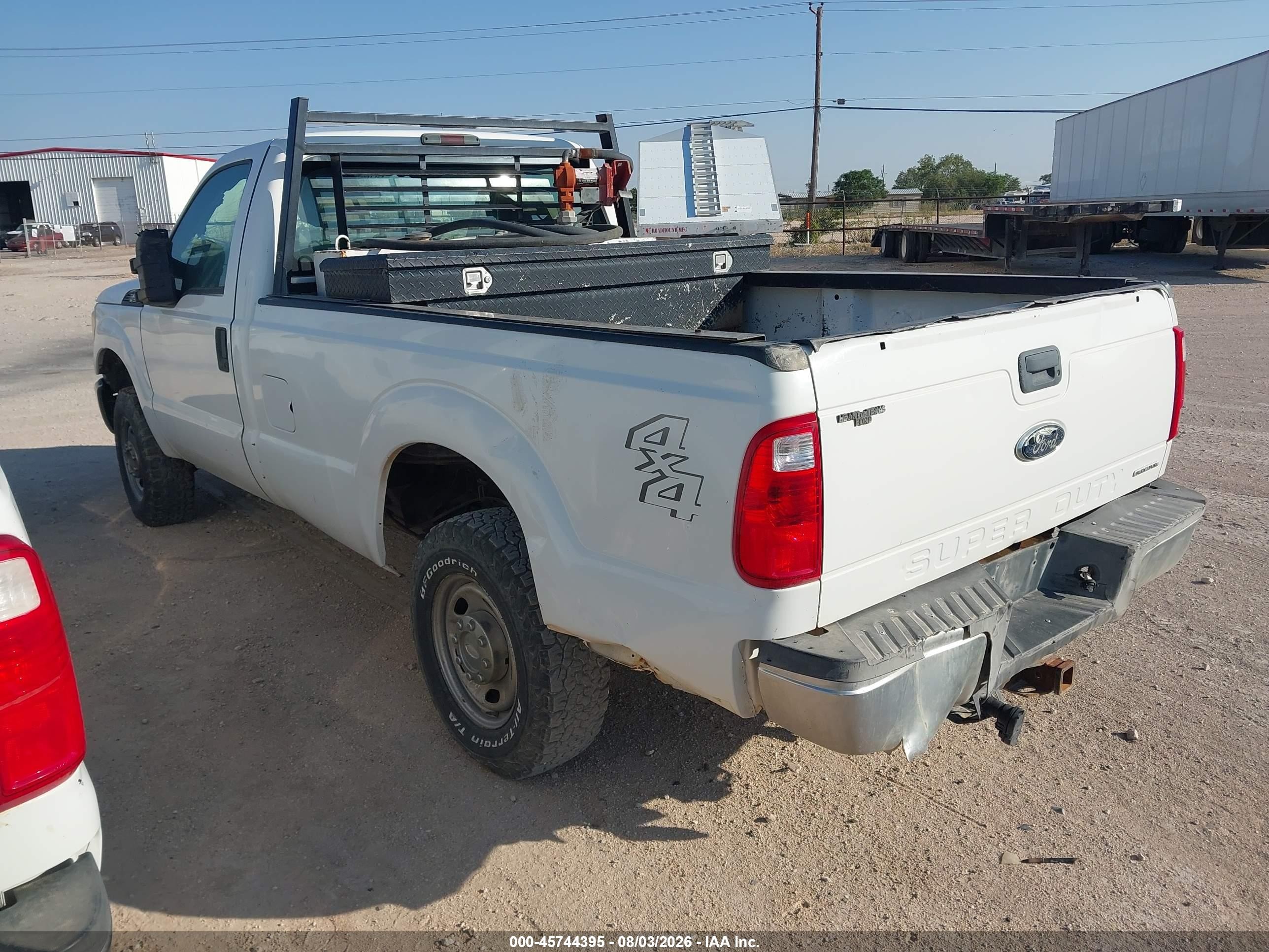 2013 Ford F-250 Xl Белый vin: 1FTBF2B68DEB72841