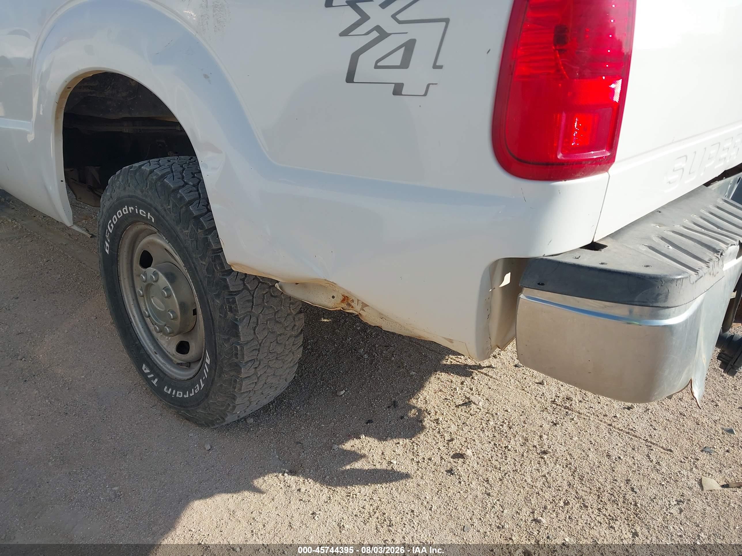 2013 Ford F-250 Xl Белый vin: 1FTBF2B68DEB72841