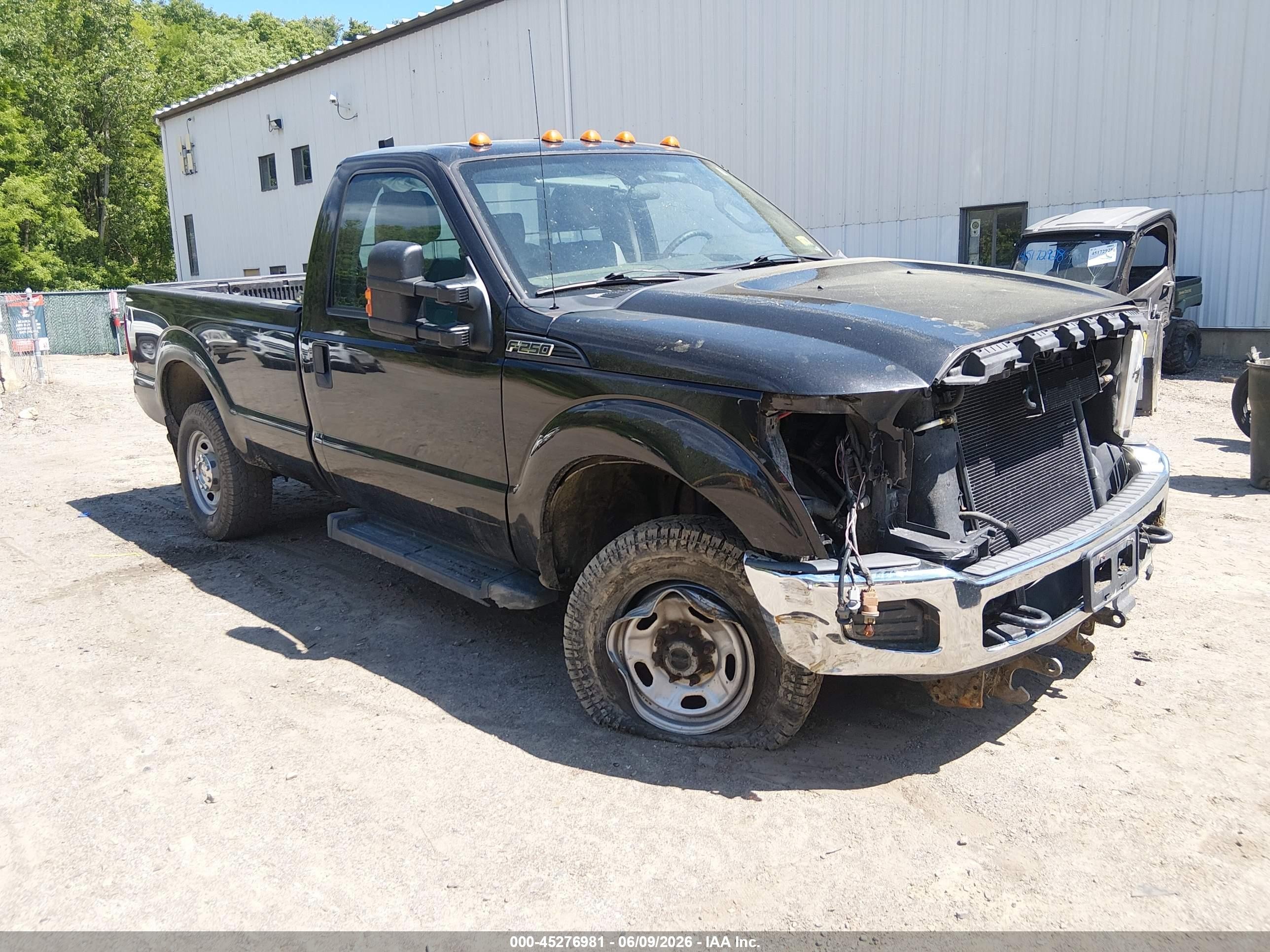 2015 Ford F-250 Xl Black vin: 1FTBF2B6XFEB25667