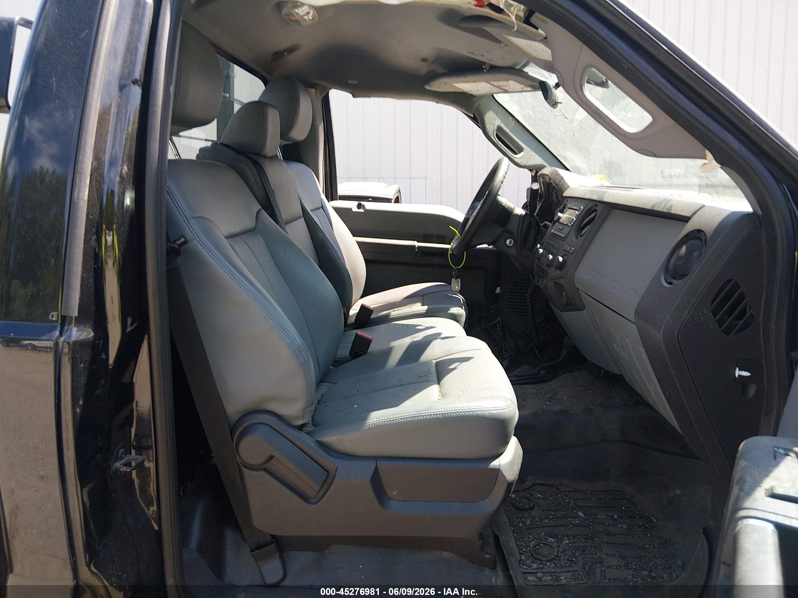 2015 Ford F-250 Xl Black vin: 1FTBF2B6XFEB25667