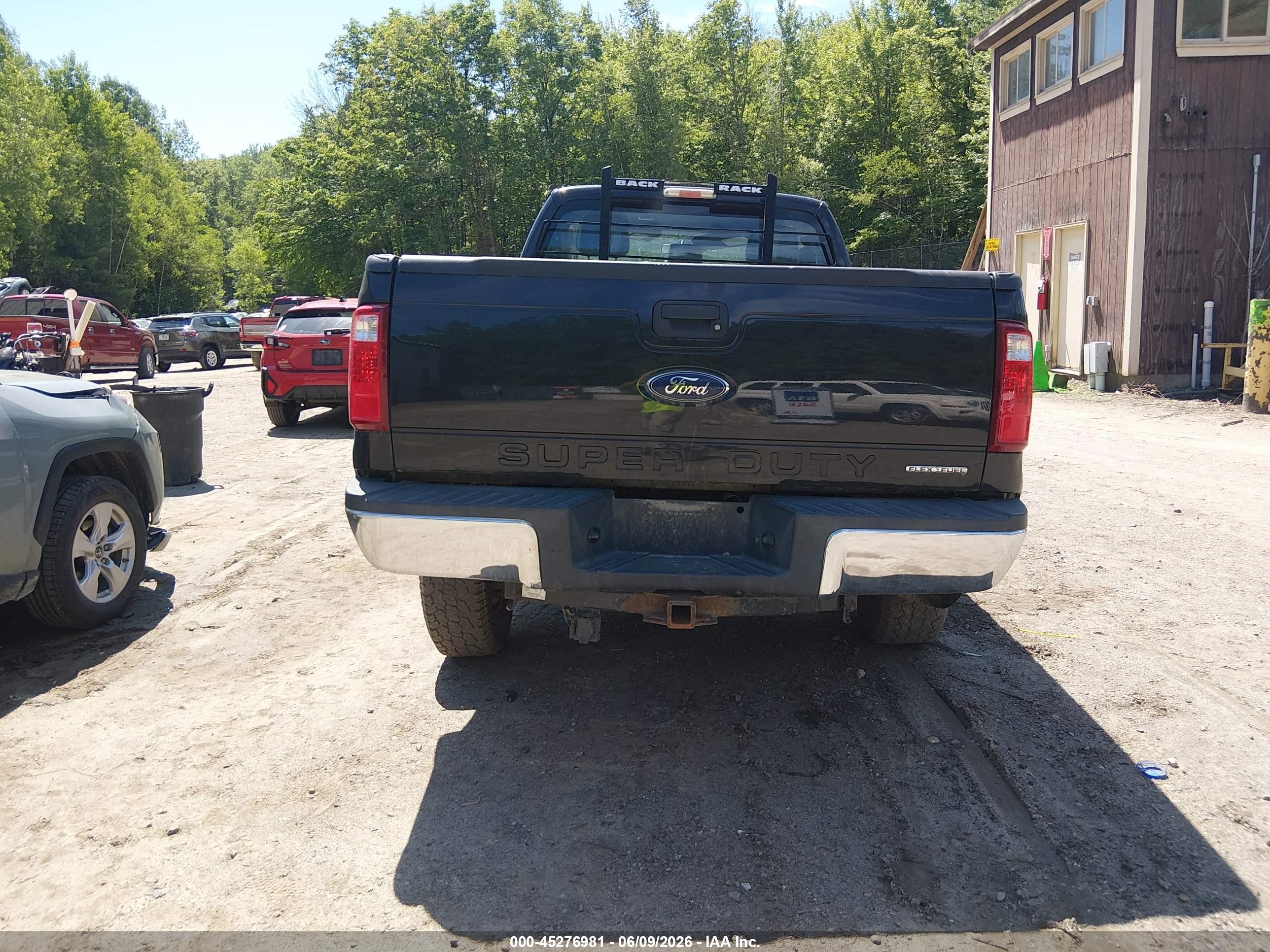 2015 Ford F-250 Xl Black vin: 1FTBF2B6XFEB25667