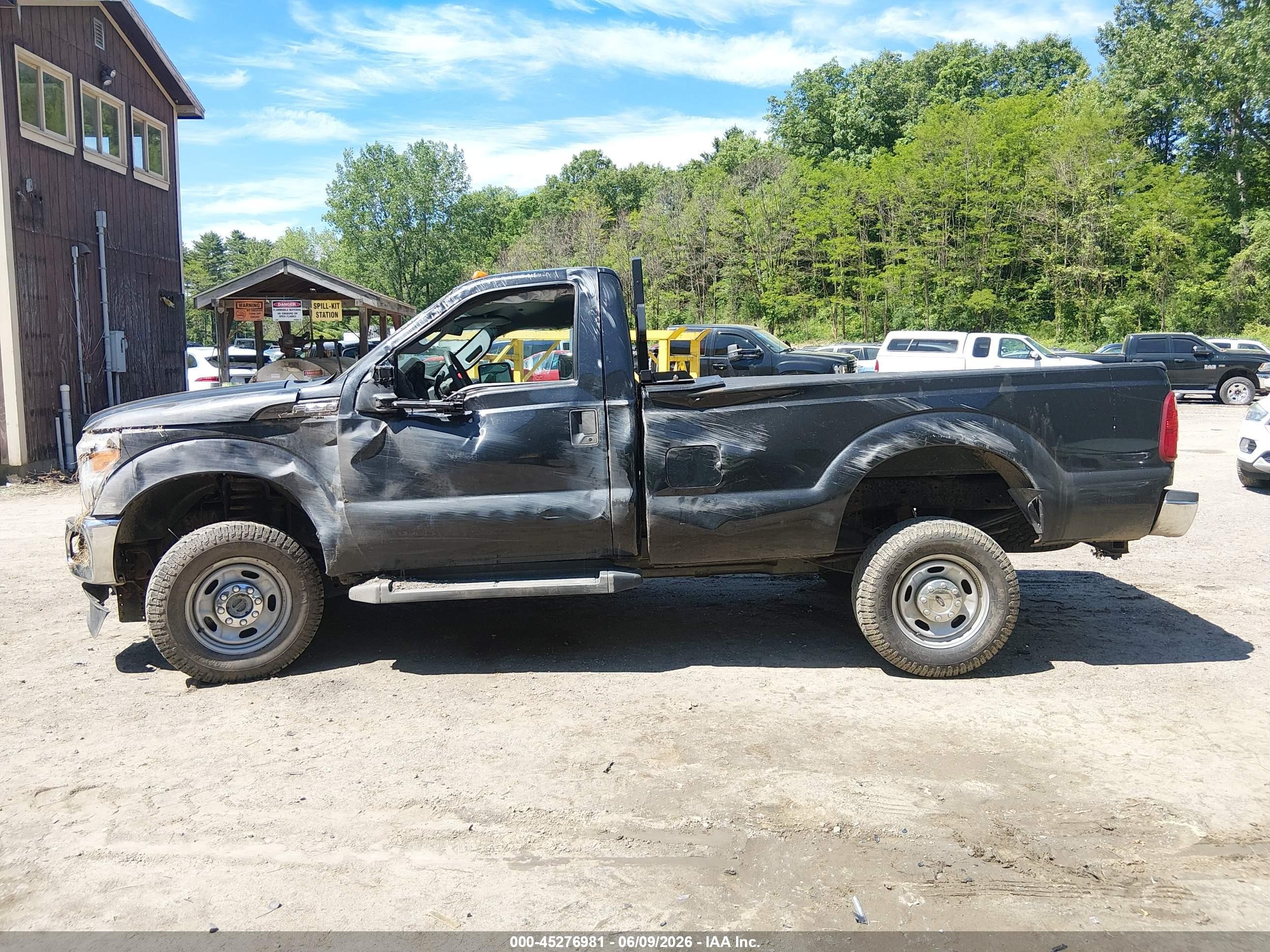 2015 Ford F-250 Xl Black vin: 1FTBF2B6XFEB25667