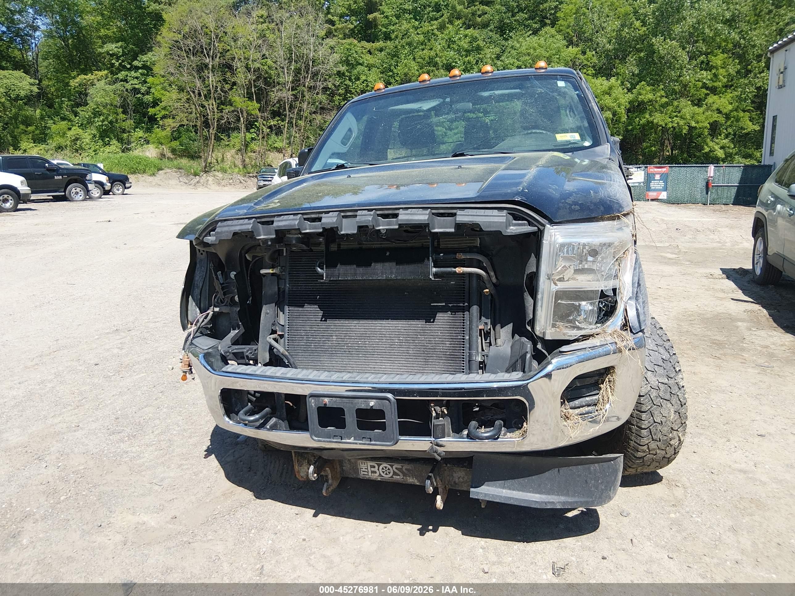 2015 Ford F-250 Xl Black vin: 1FTBF2B6XFEB25667