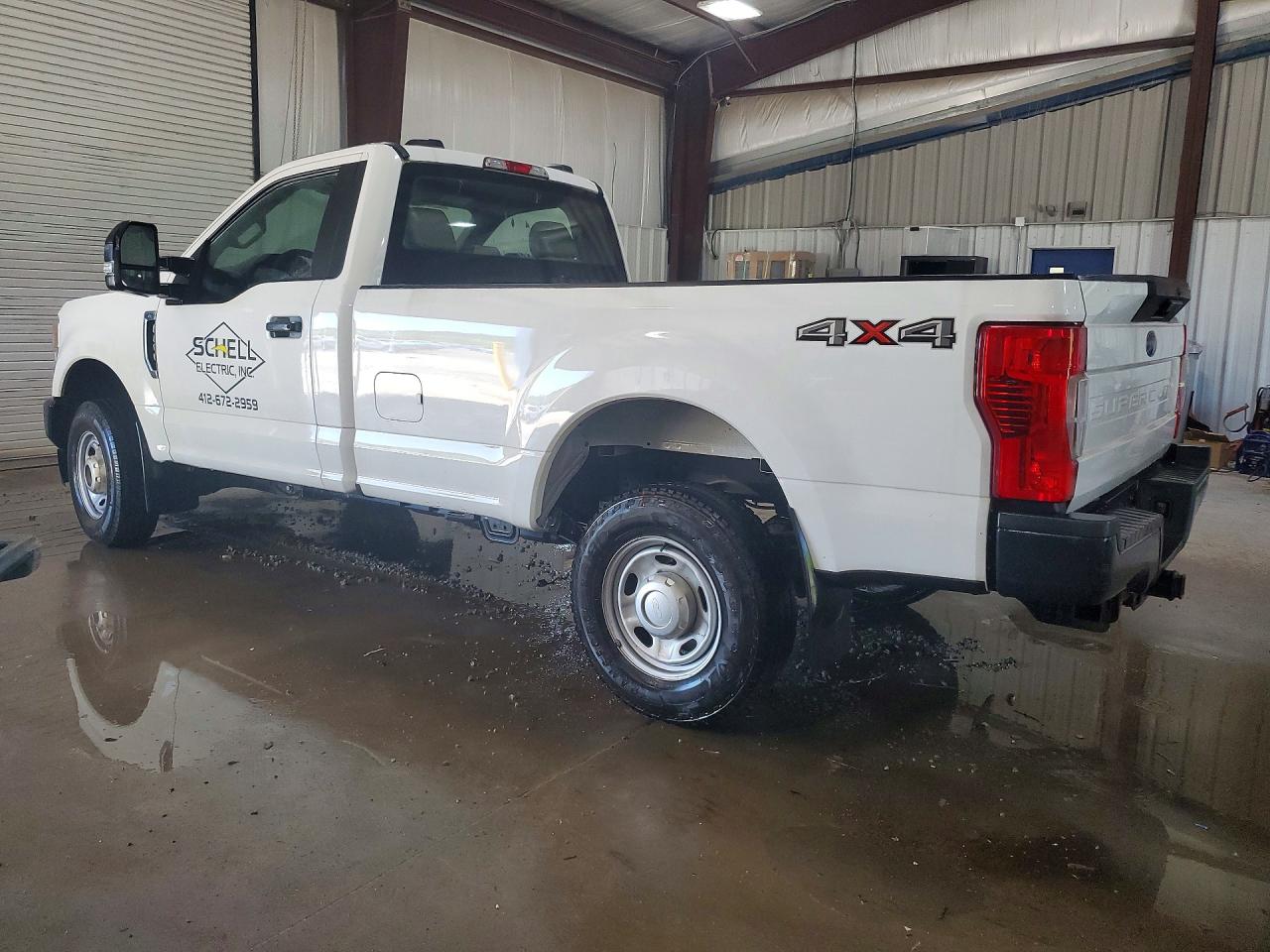 2022 Ford F250 Super Duty White vin: 1FTBF2B6XNED58107