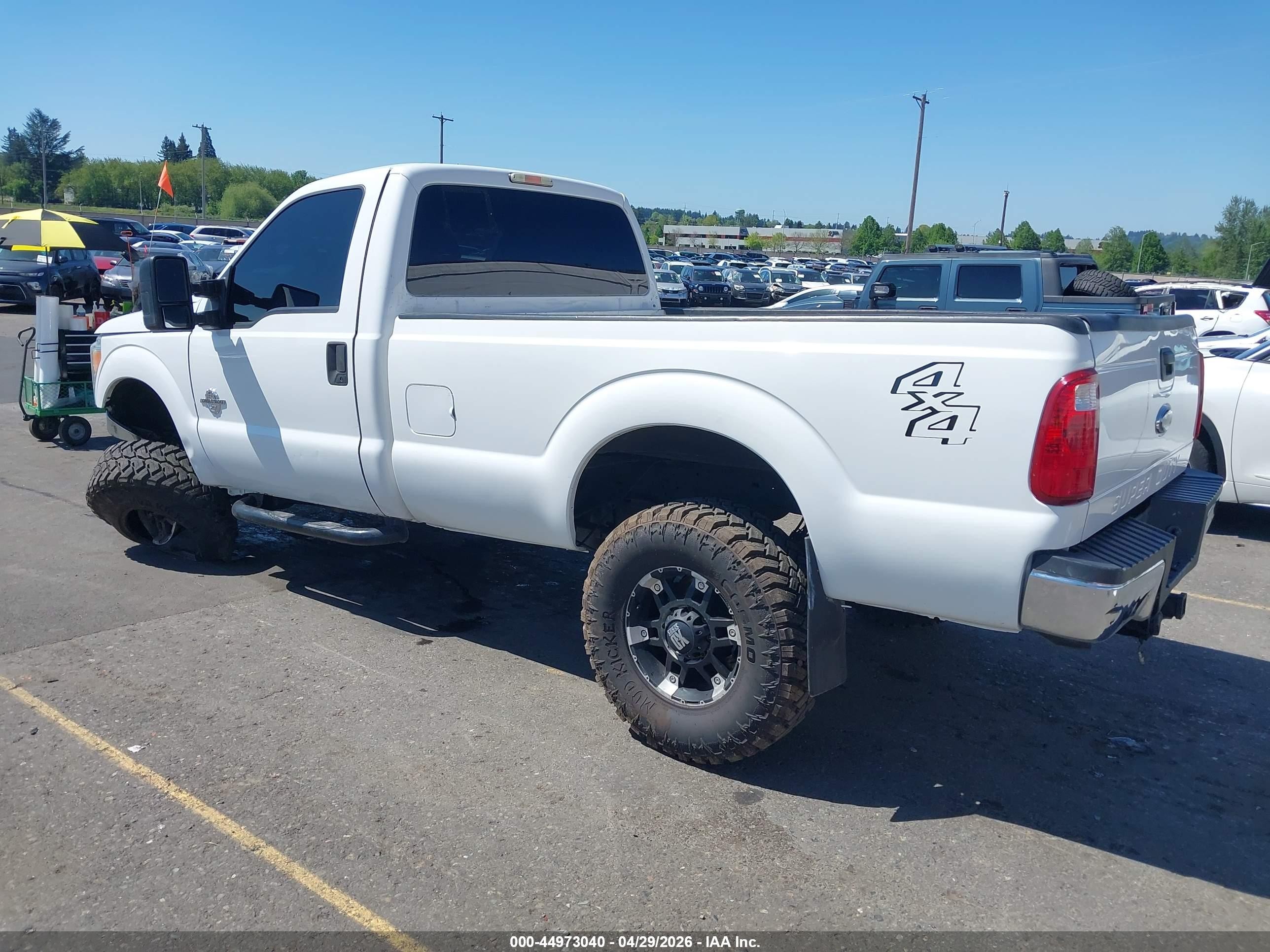 2014 Ford F-250 Xl White vin: 1FTBF2BT1EEB02363