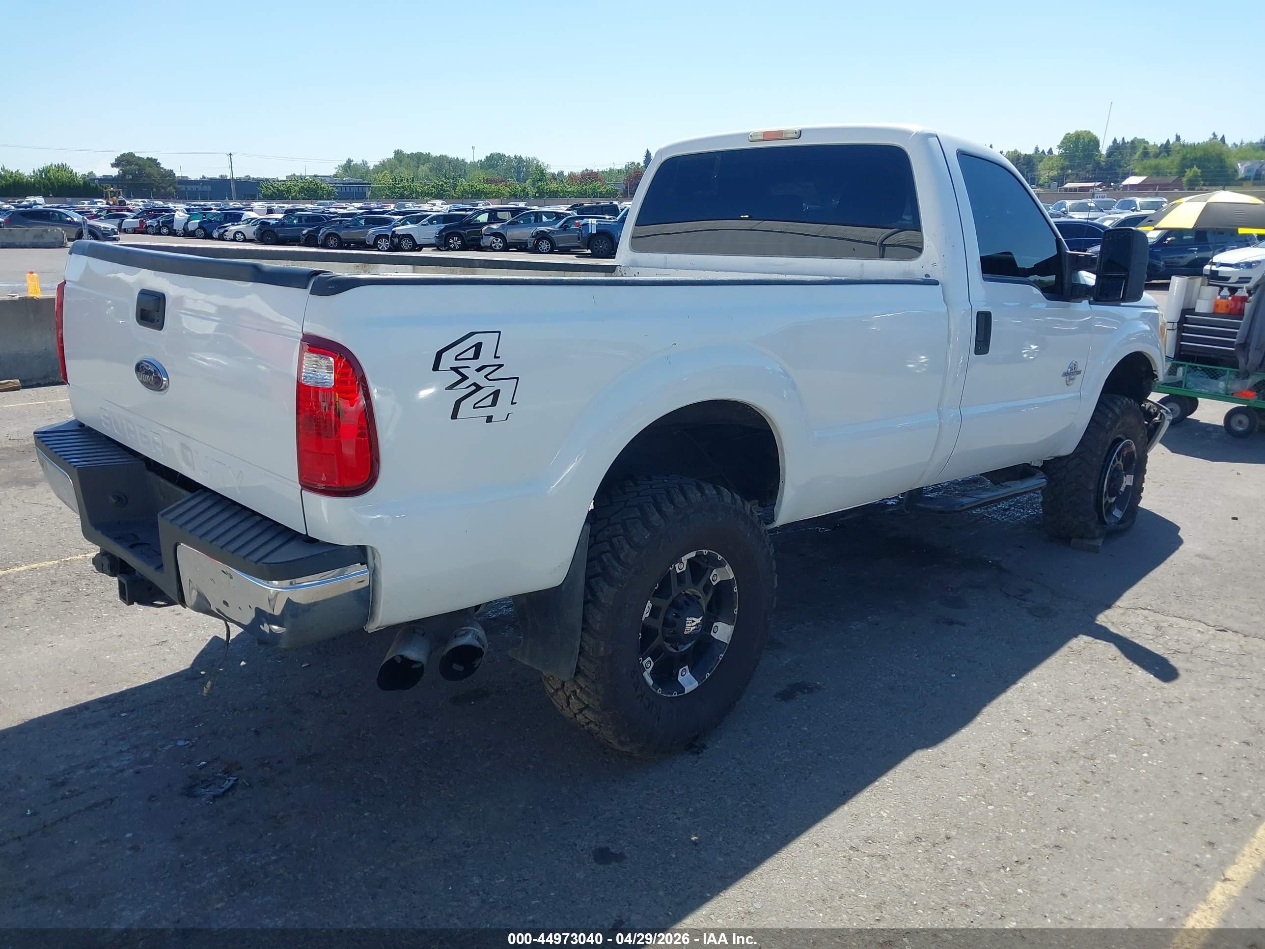 2014 Ford F-250 Xl White vin: 1FTBF2BT1EEB02363