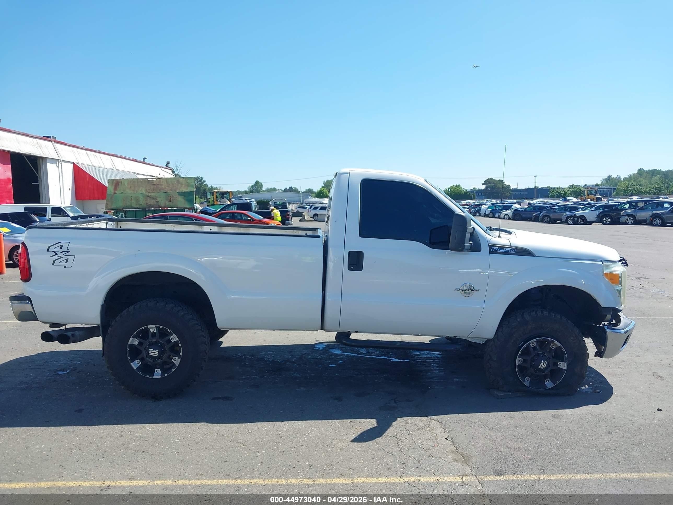 2014 Ford F-250 Xl White vin: 1FTBF2BT1EEB02363
