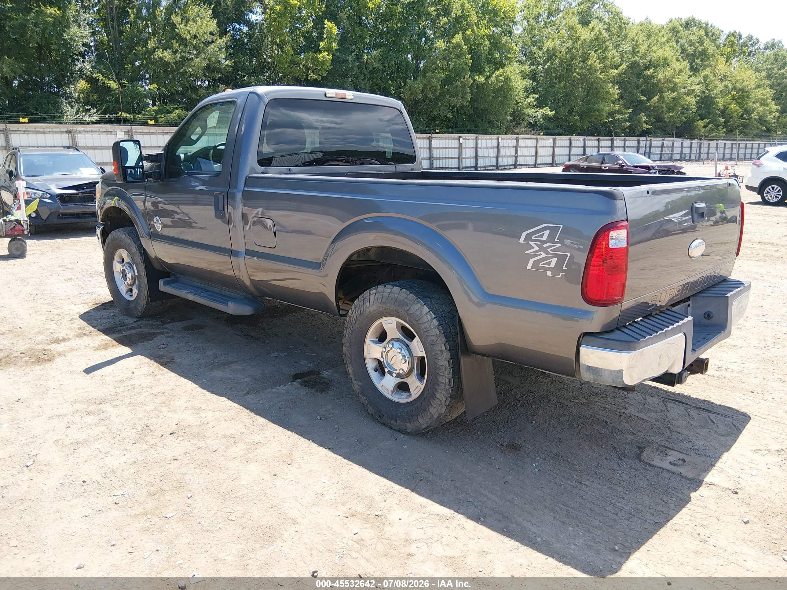 2012 Ford Super Duty F-250 Srw Xl/xlt Серый vin: 1FTBF2BT4CEB47696