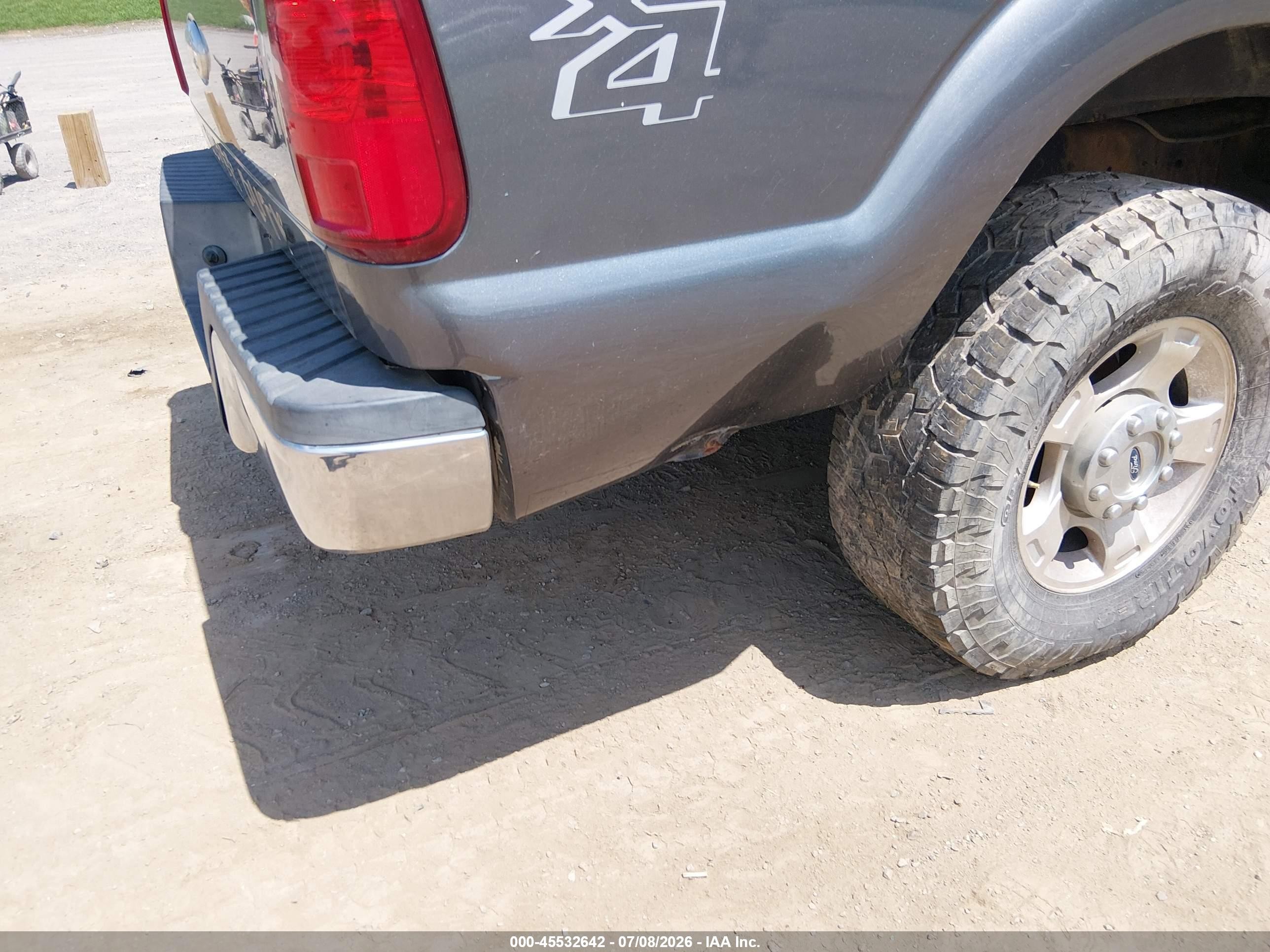 2012 Ford Super Duty F-250 Srw Xl/xlt Серый vin: 1FTBF2BT4CEB47696