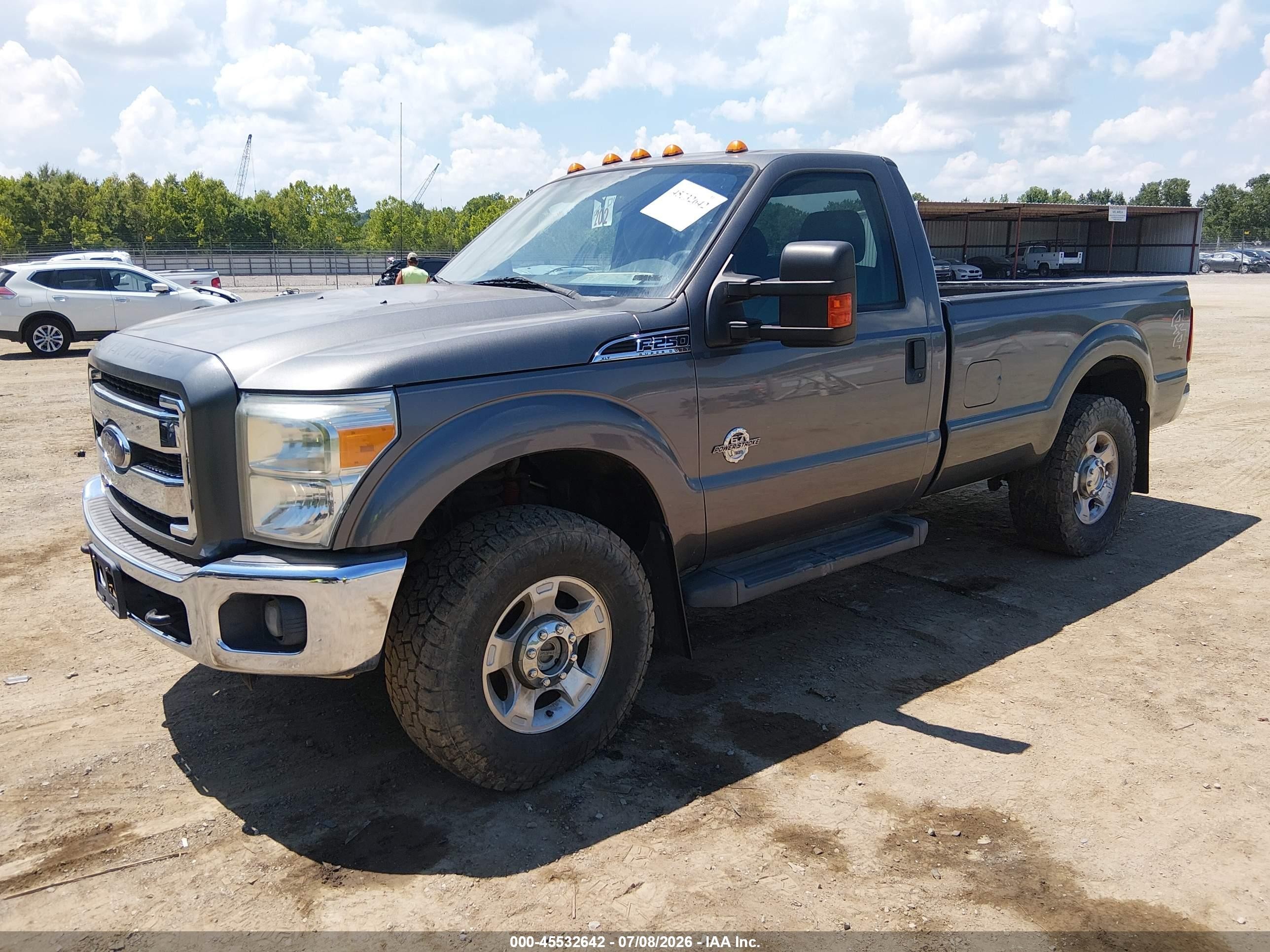 2012 Ford Super Duty F-250 Srw Xl/xlt Серый vin: 1FTBF2BT4CEB47696