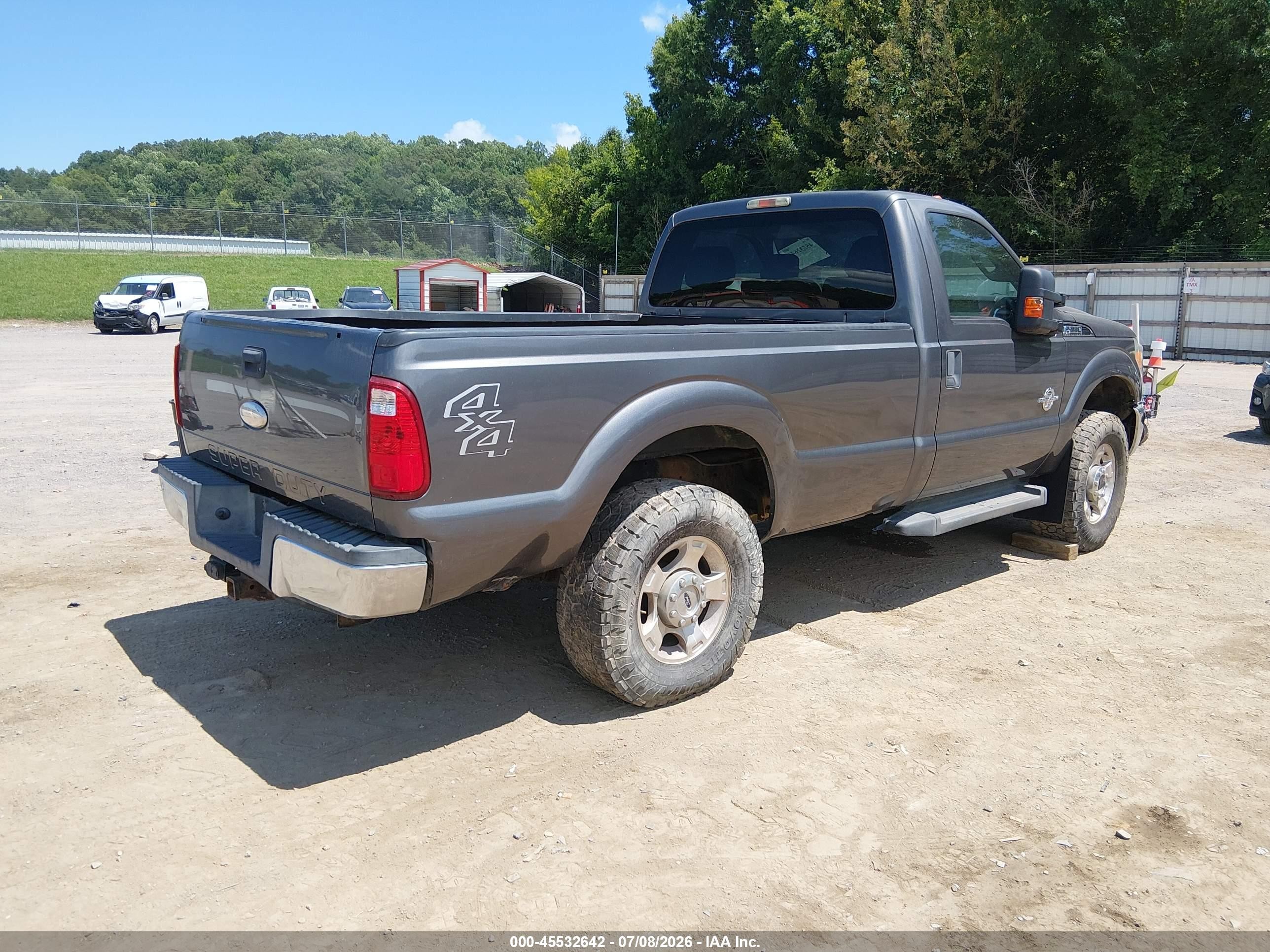 2012 Ford Super Duty F-250 Srw Xl/xlt Серый vin: 1FTBF2BT4CEB47696