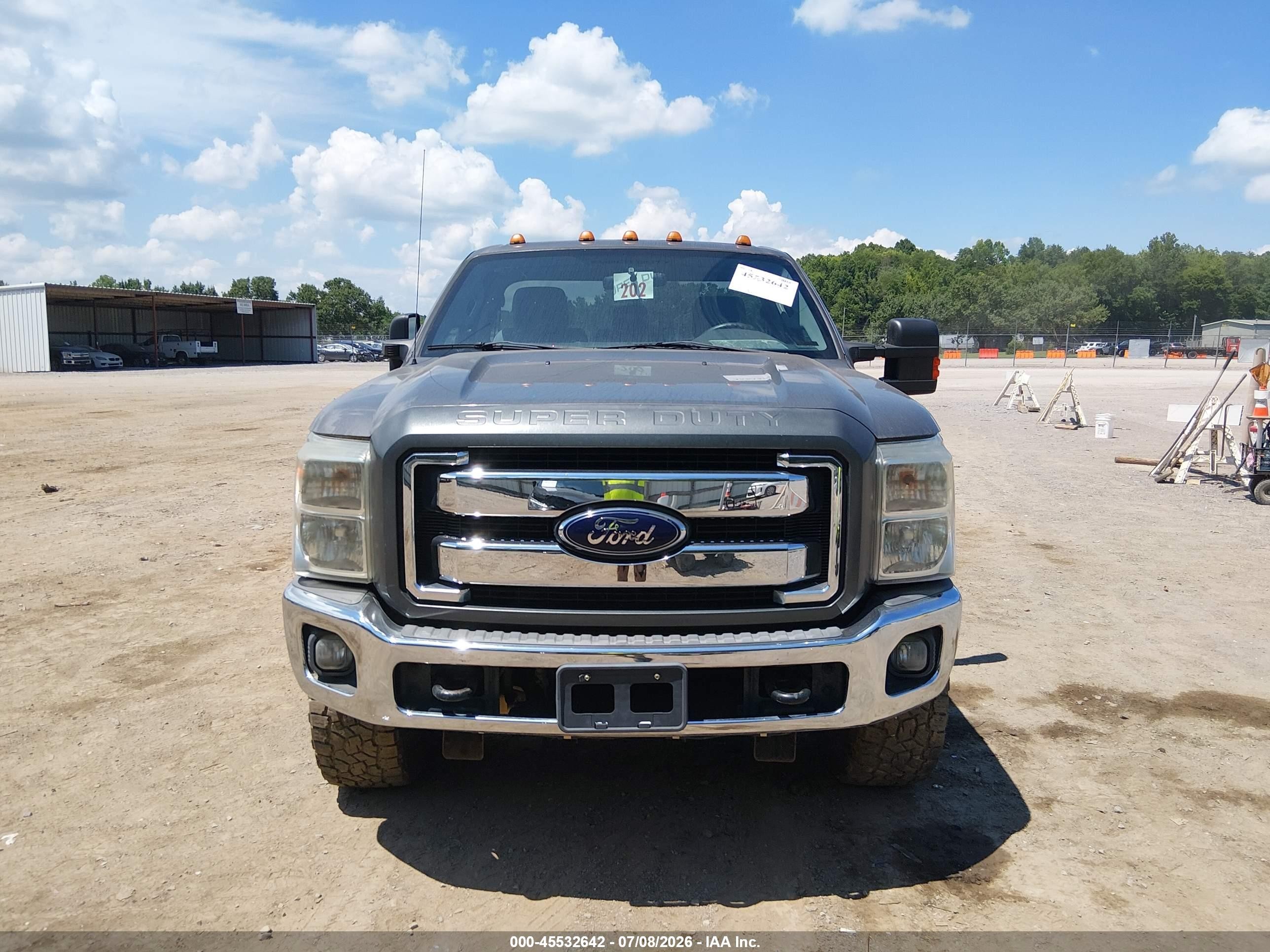 2012 Ford Super Duty F-250 Srw Xl/xlt Серый vin: 1FTBF2BT4CEB47696