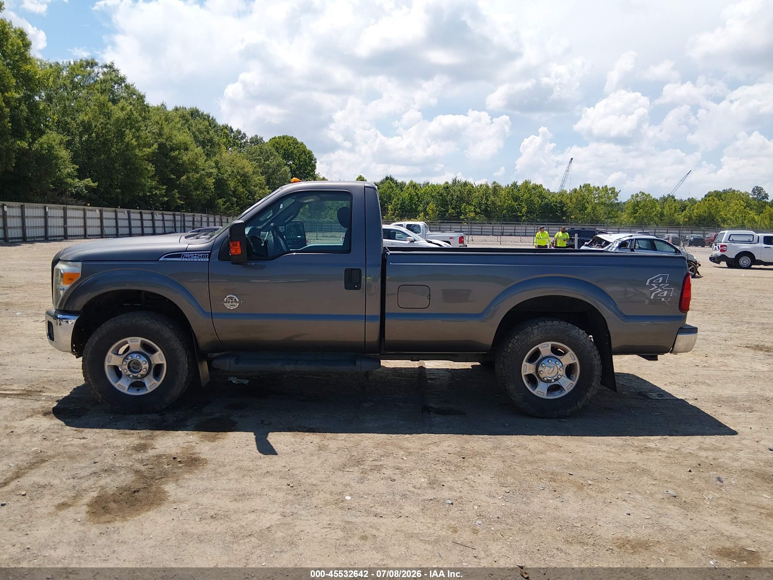 2012 Ford Super Duty F-250 Srw Xl/xlt Серый vin: 1FTBF2BT4CEB47696