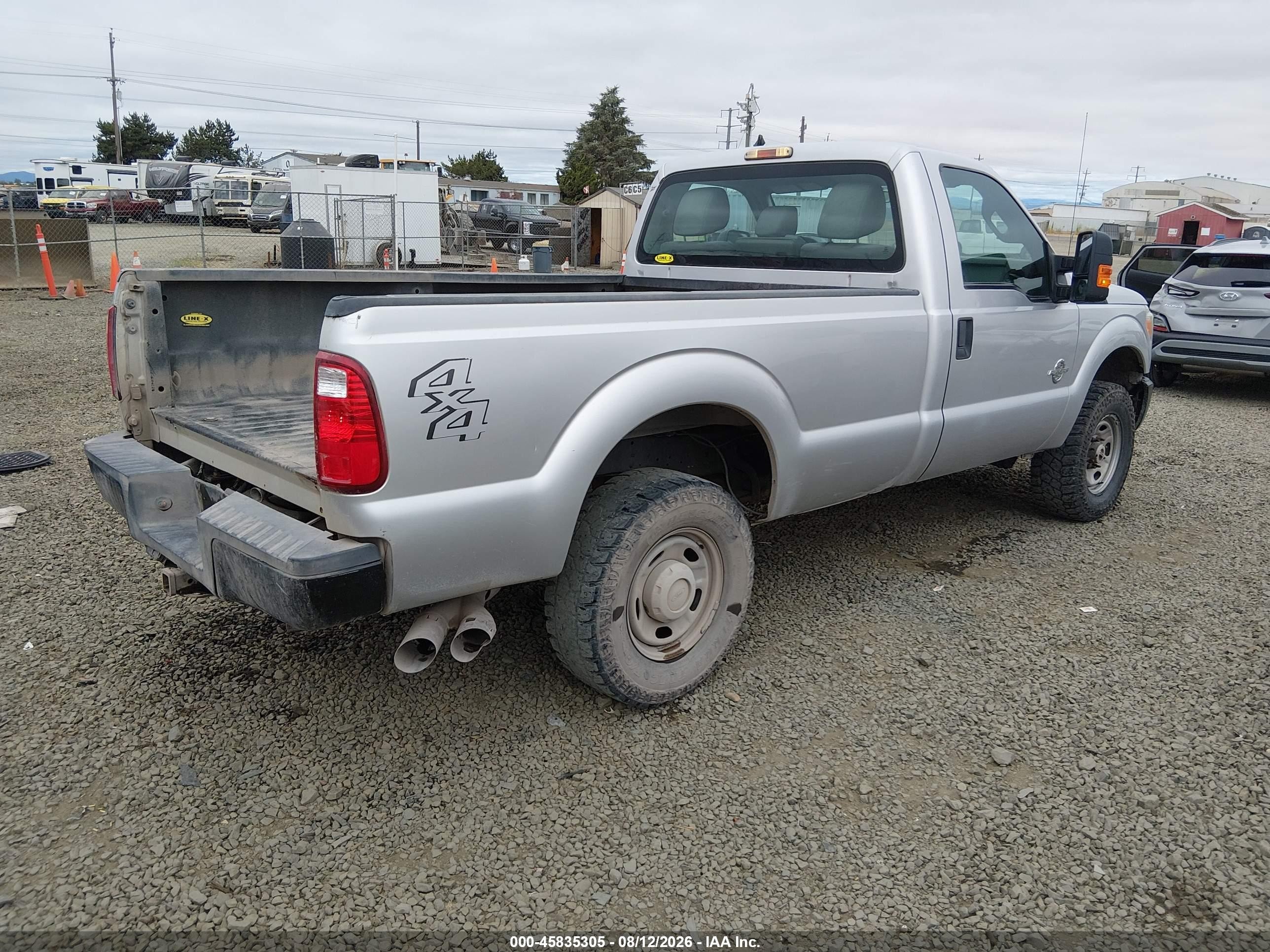 2015 Ford F-250 Xl Silver vin: 1FTBF2BT5FED19805