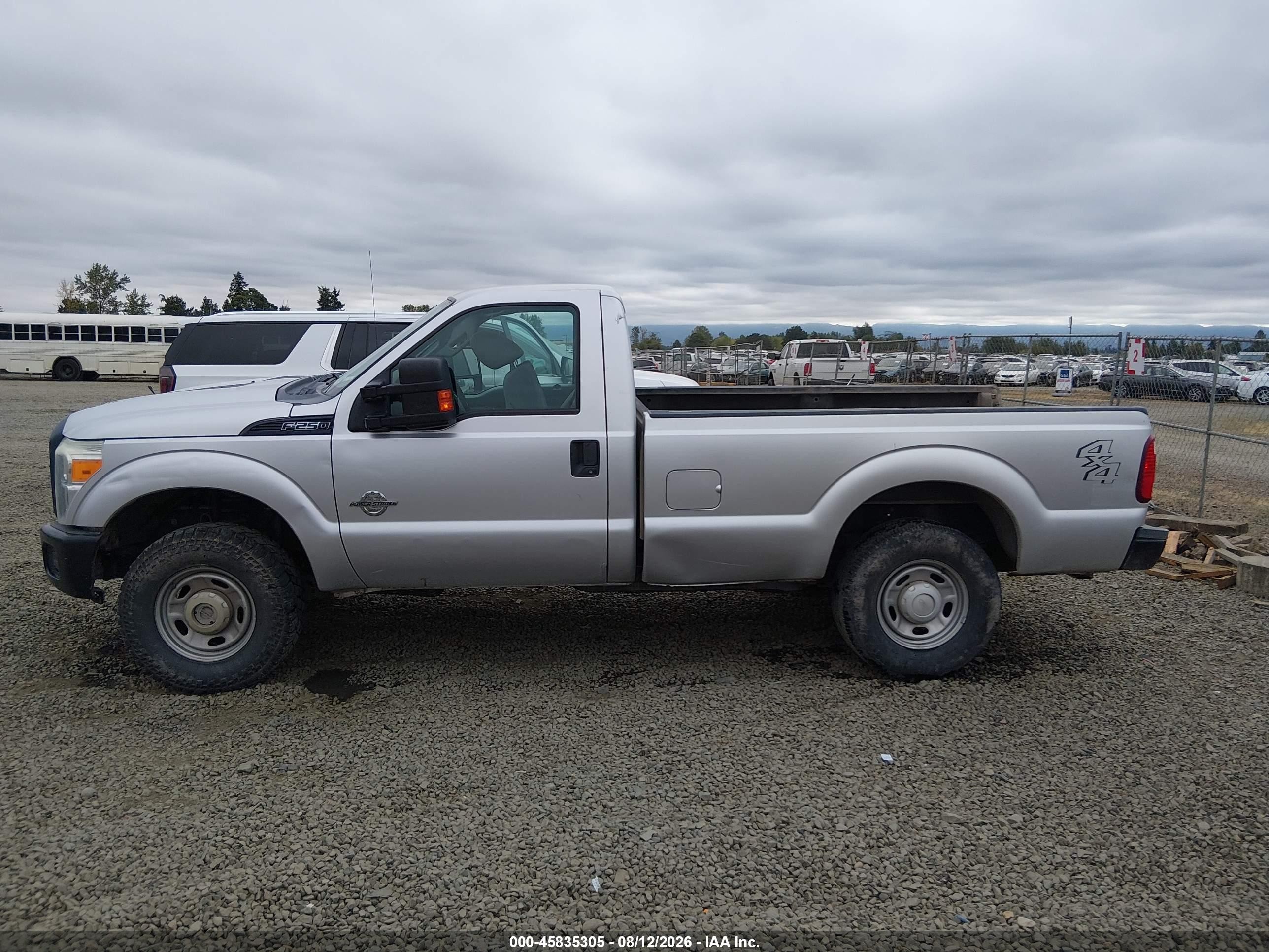 2015 Ford F-250 Xl Silver vin: 1FTBF2BT5FED19805