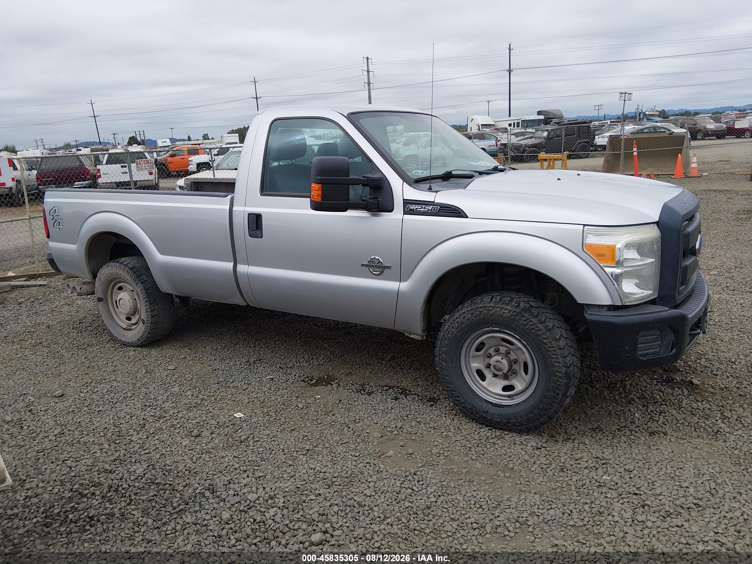 2015 Ford F-250 Xl Silver vin: 1FTBF2BT5FED19805
