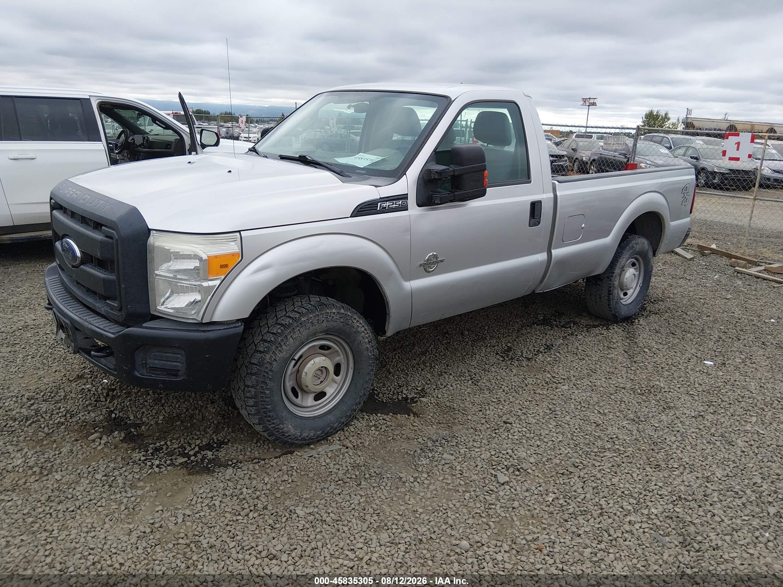 2015 Ford F-250 Xl Silver vin: 1FTBF2BT5FED19805