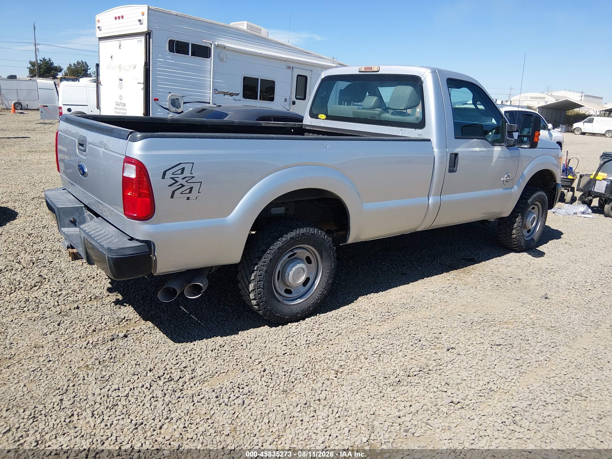 2015 Ford F-250 Xl Silver vin: 1FTBF2BTXFED19802