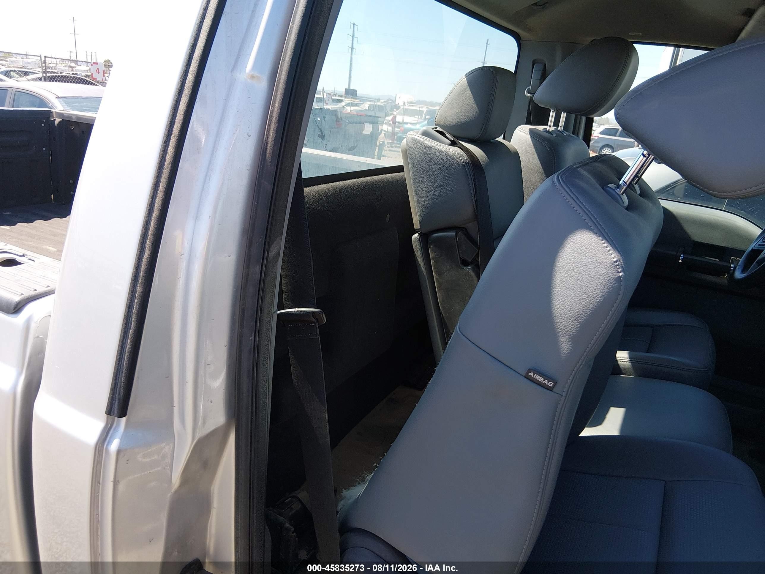 2015 Ford F-250 Xl Silver vin: 1FTBF2BTXFED19802