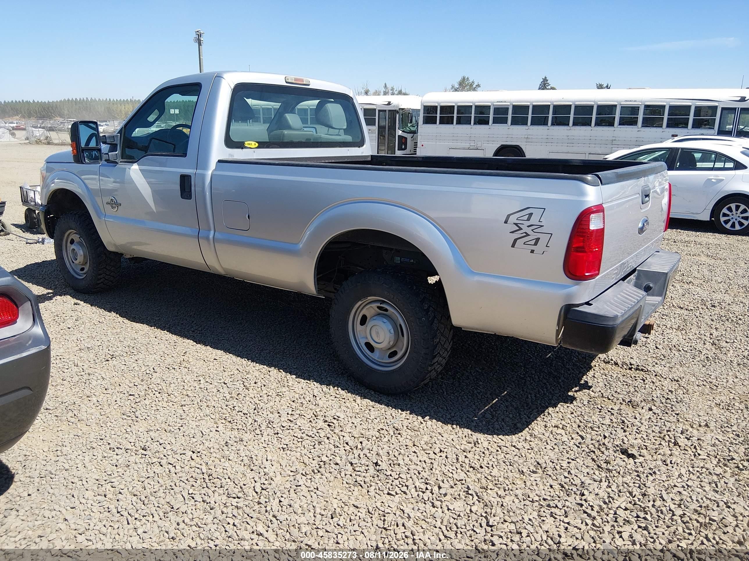 2015 Ford F-250 Xl Silver vin: 1FTBF2BTXFED19802