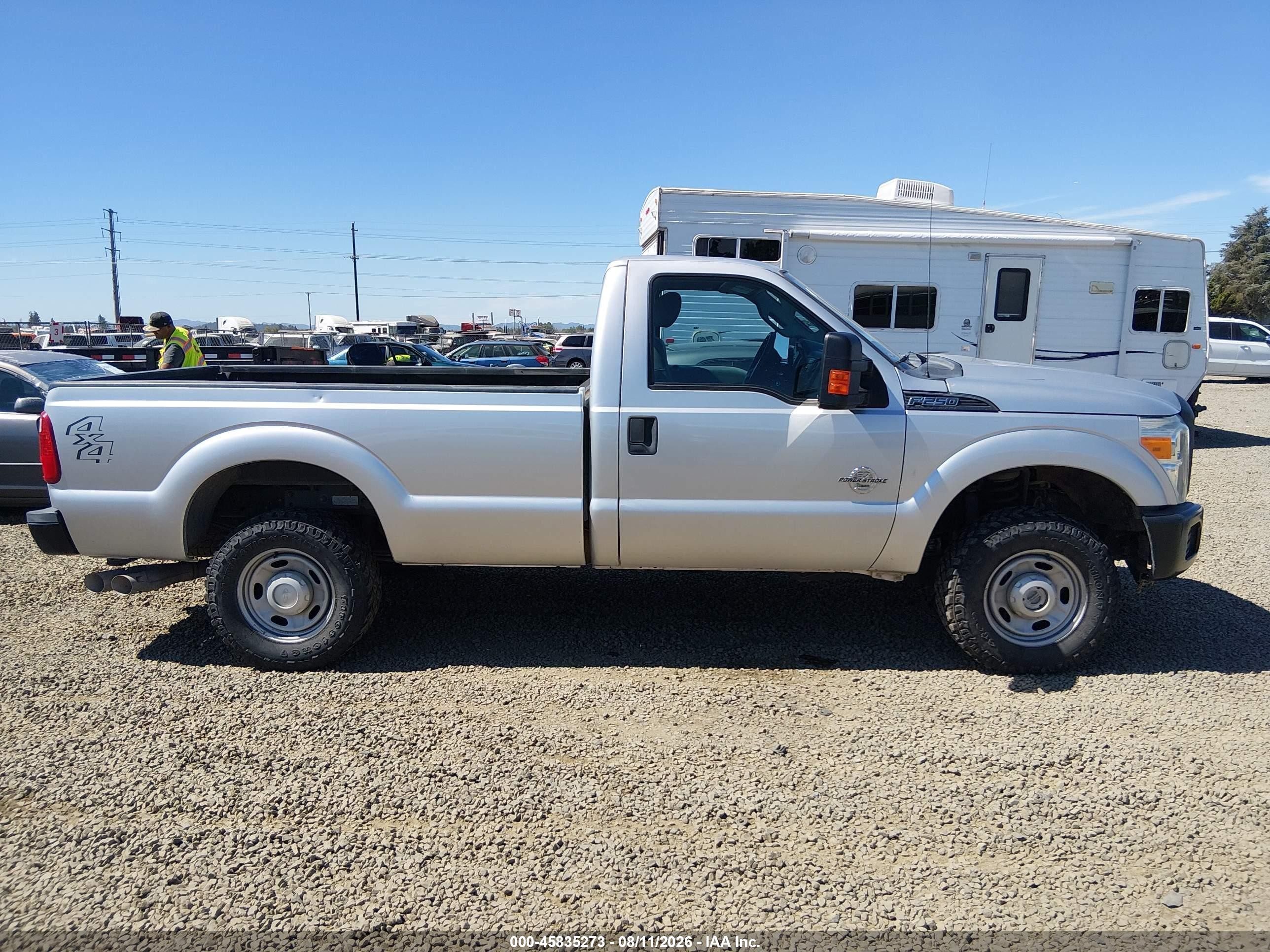 2015 Ford F-250 Xl Silver vin: 1FTBF2BTXFED19802
