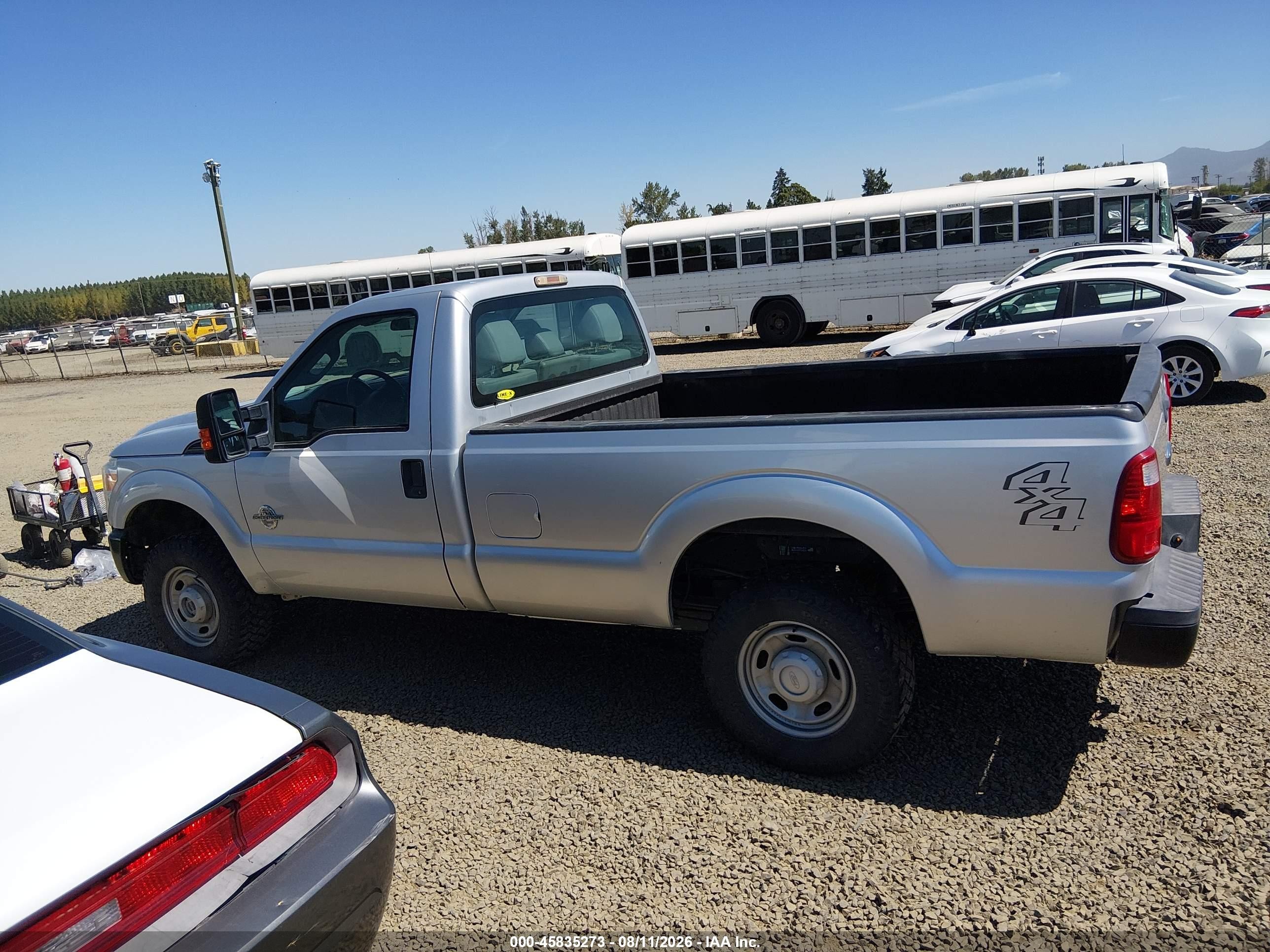 2015 Ford F-250 Xl Silver vin: 1FTBF2BTXFED19802