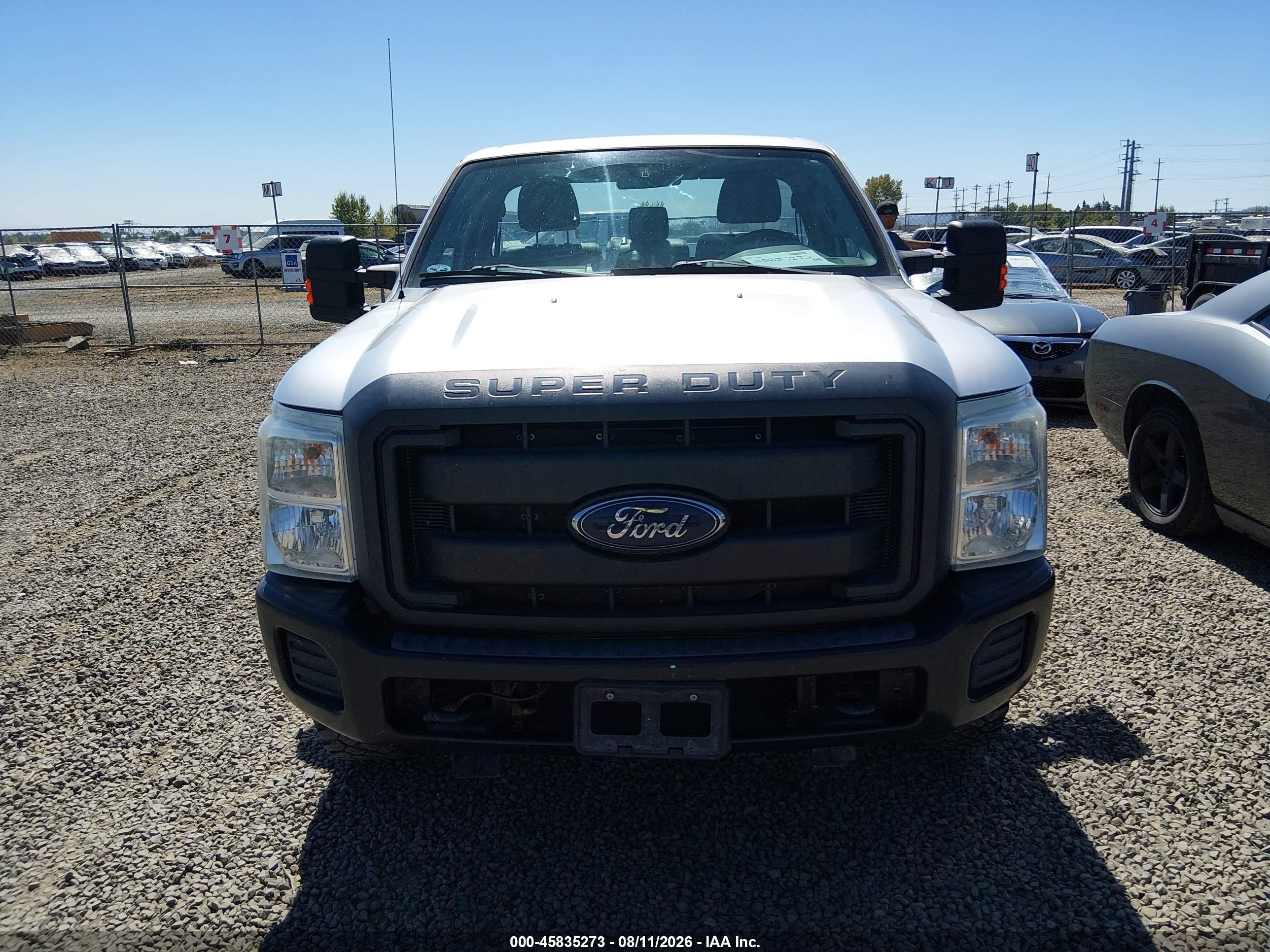 2015 Ford F-250 Xl Silver vin: 1FTBF2BTXFED19802