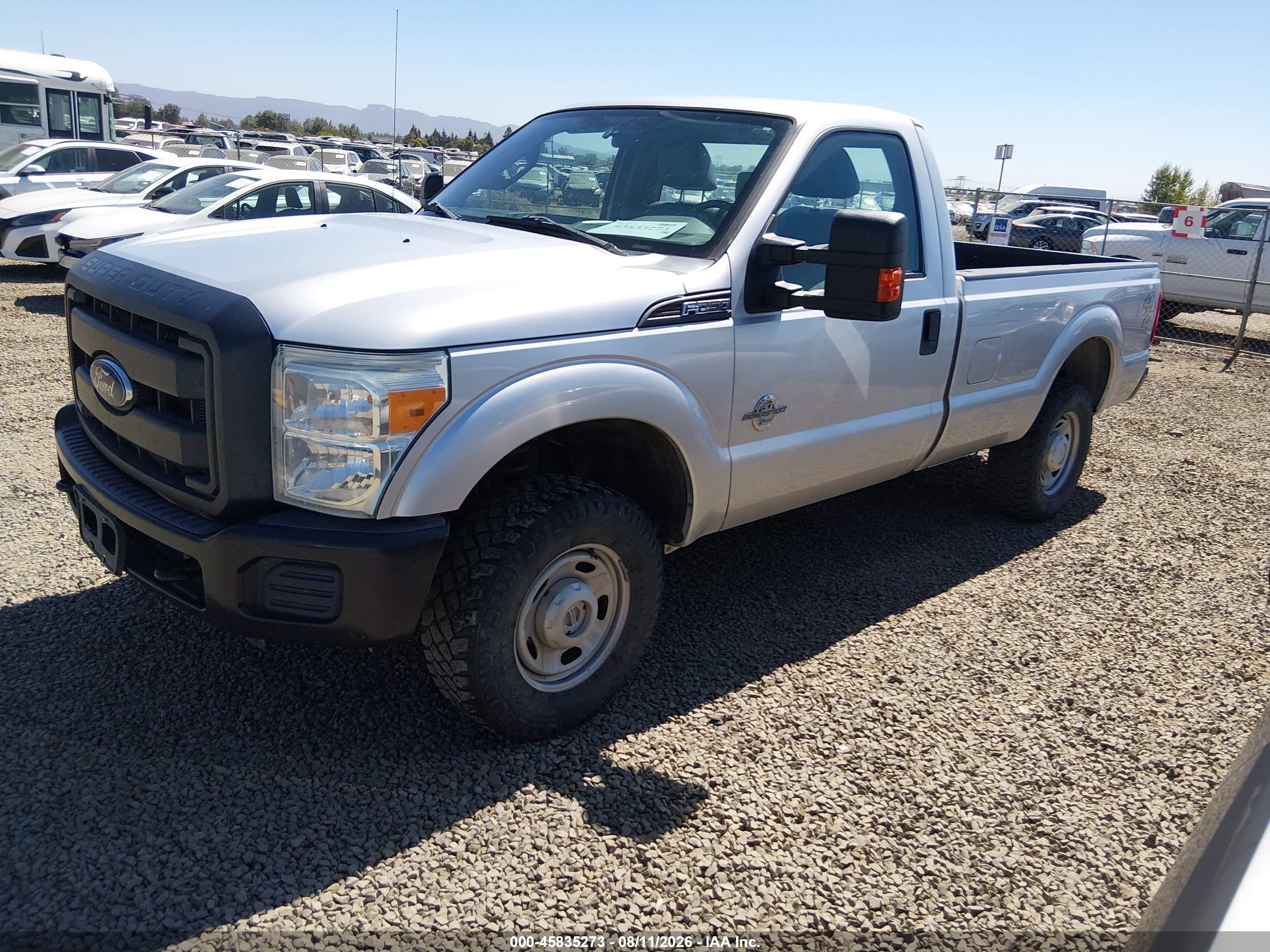 2015 Ford F-250 Xl Silver vin: 1FTBF2BTXFED19802