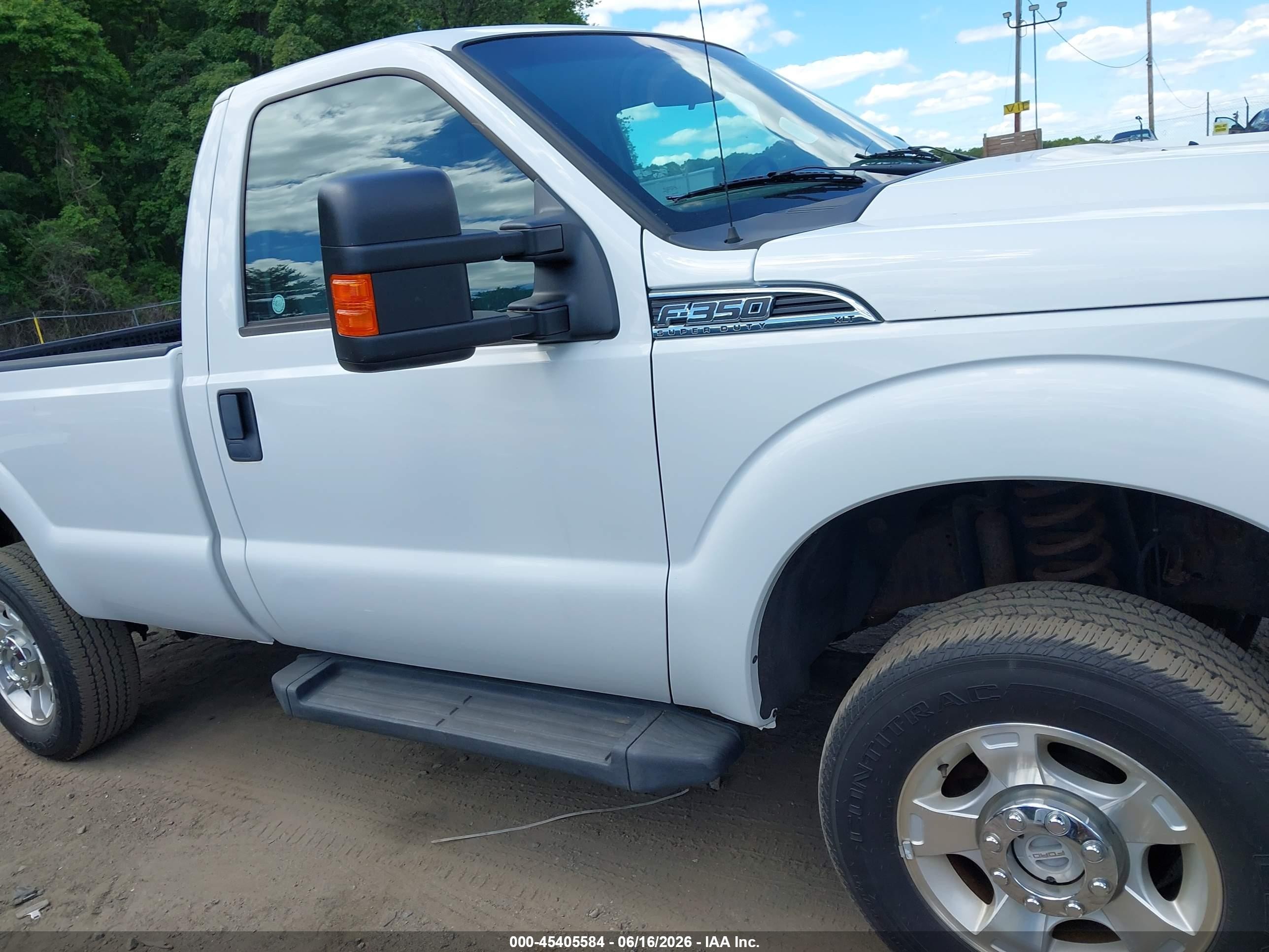 2015 Ford F-350 Xl/xlt White vin: 1FTBF3B64FEB96563