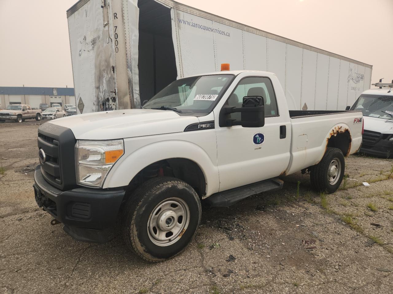 2015 Ford F350 Super Duty Белый vin: 1FTBF3B69FEC57406 Damage: Left Running Board, Broken, Replacement Required