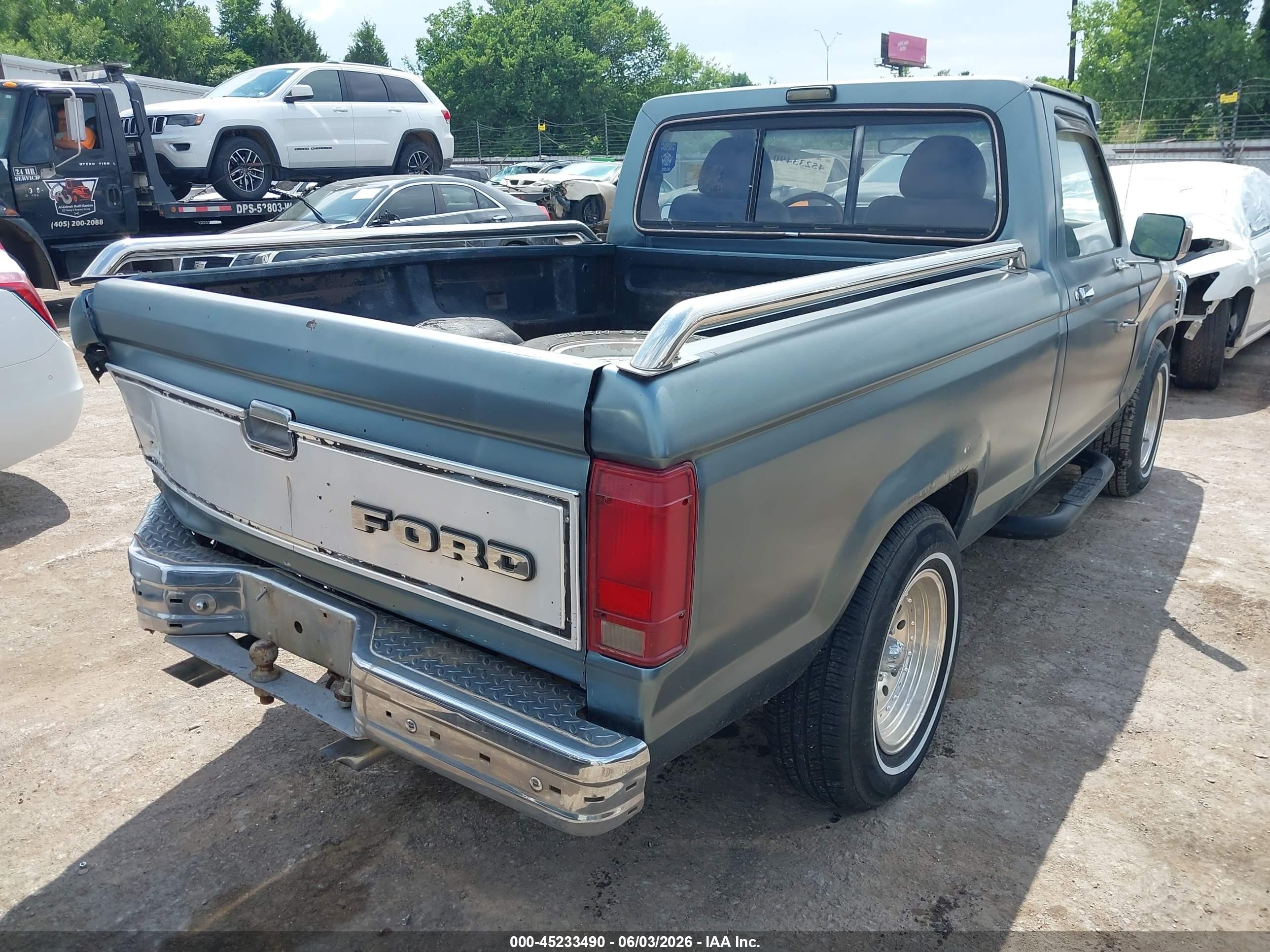 1987 Ford Ranger   Blue vin: 1FTBR10AXHUB52305