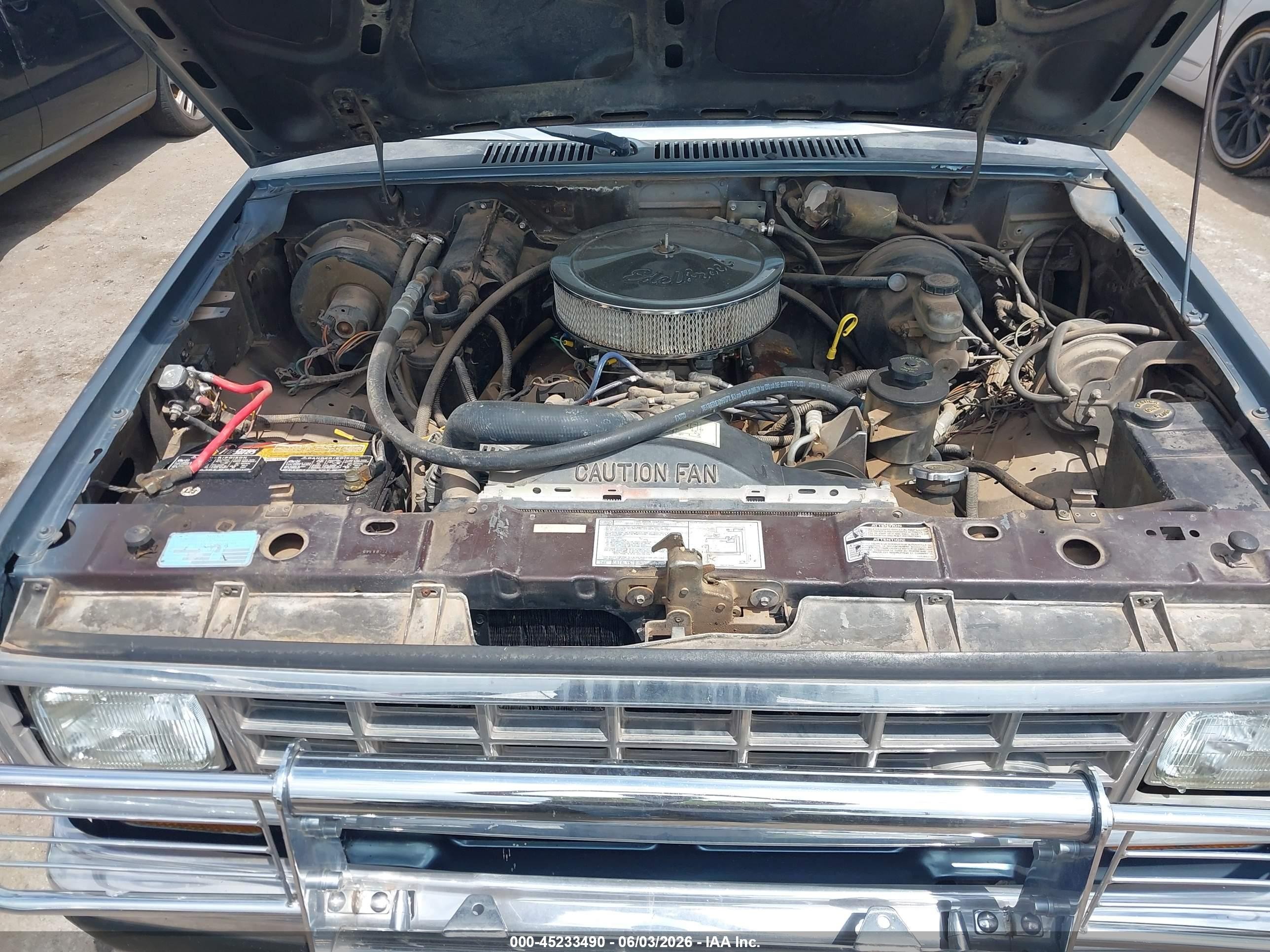 1987 Ford Ranger   Blue vin: 1FTBR10AXHUB52305