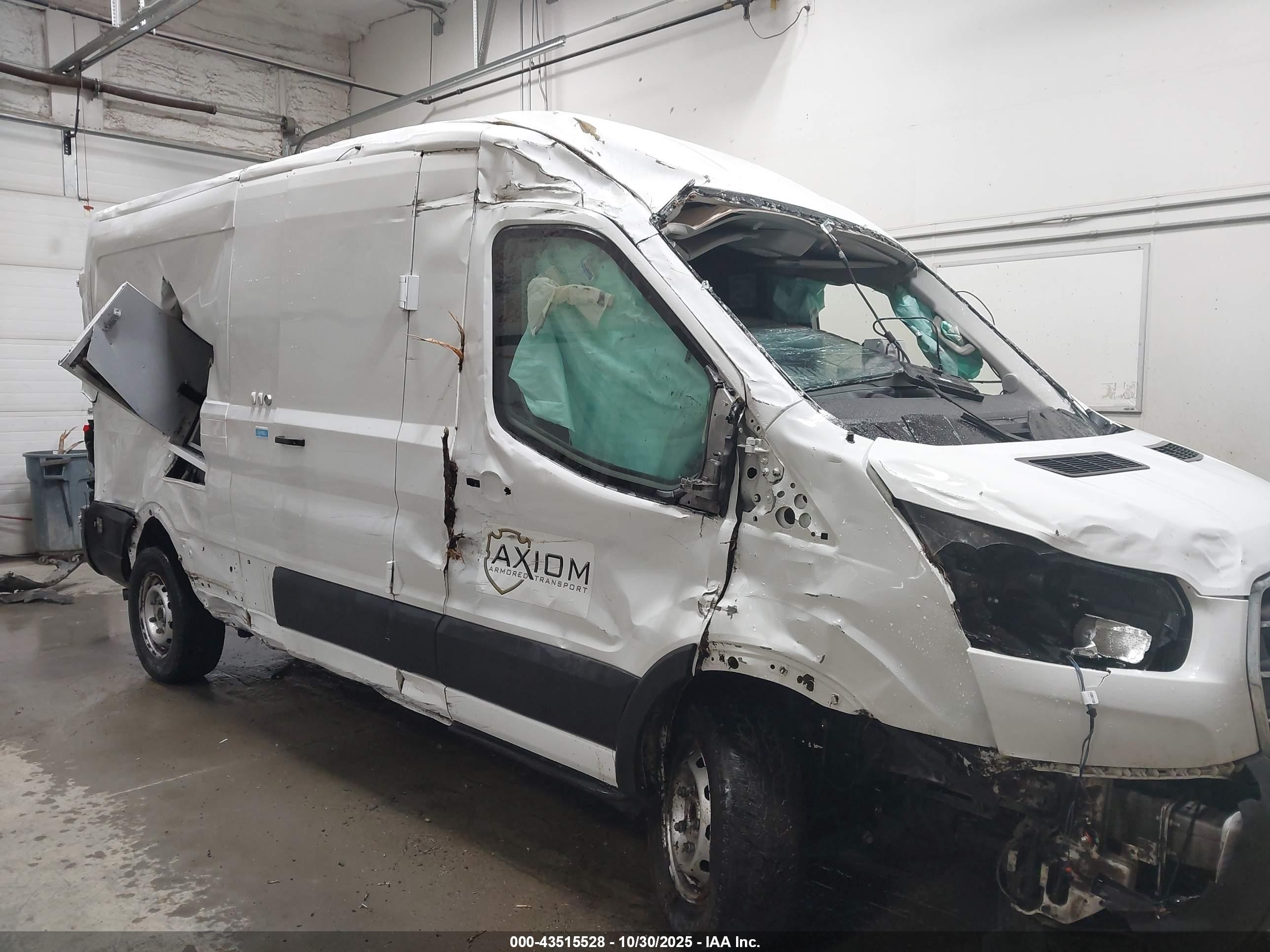 2020 Ford Transit-250   White vin: 1FTBR1C82LKB03077
