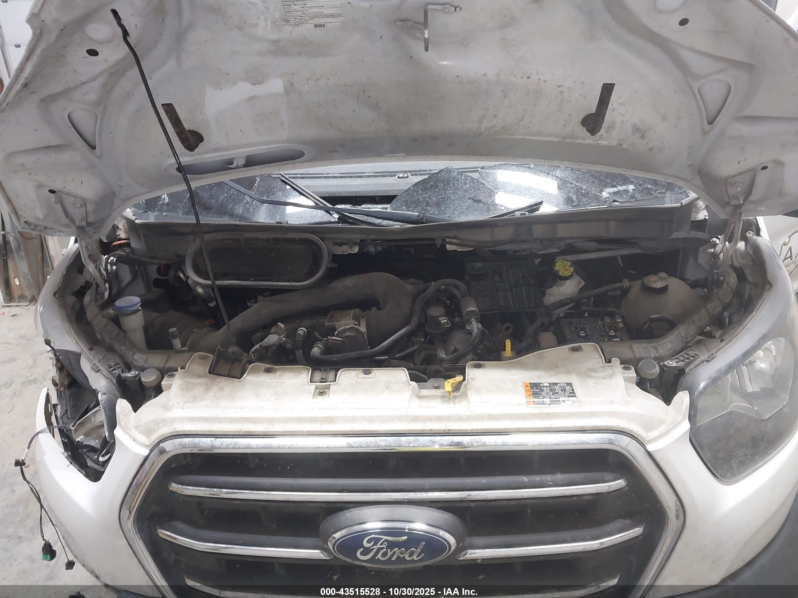 2020 Ford Transit-250   White vin: 1FTBR1C82LKB03077