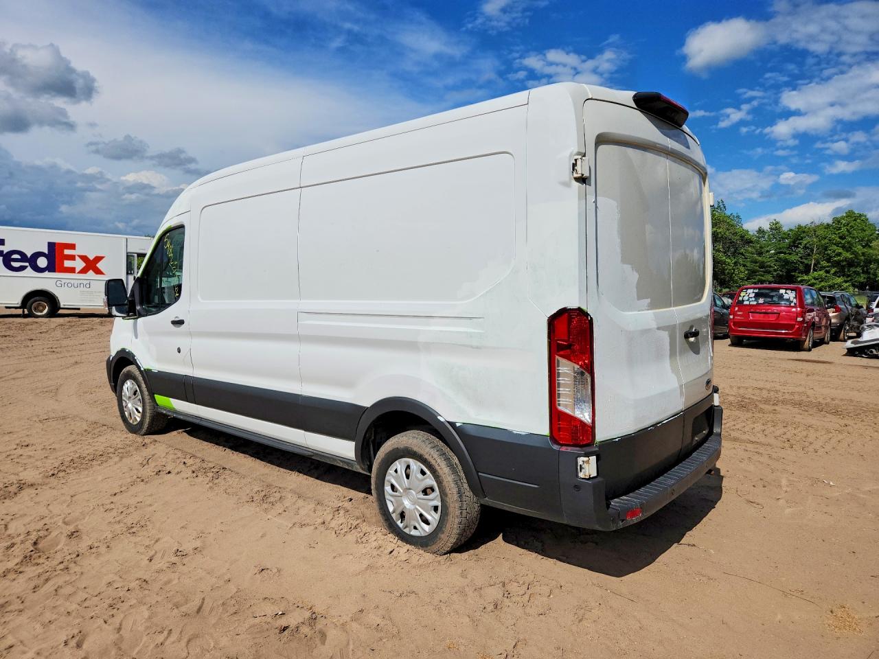 2021 Ford Transit T-250 White vin: 1FTBR1C83MKA86226