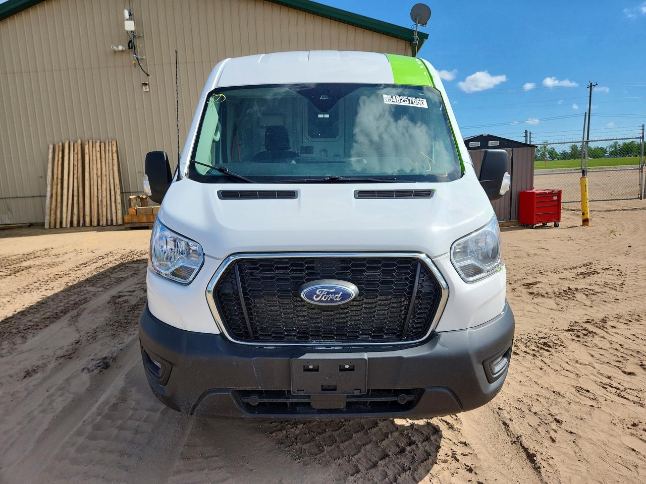 2021 Ford Transit T-250 White vin: 1FTBR1C83MKA86226
