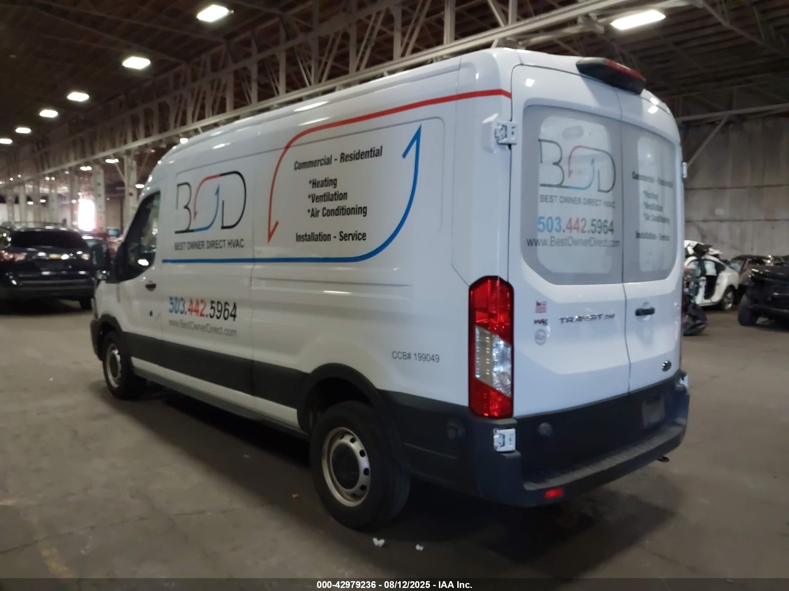 2020 Ford Transit-250   White vin: 1FTBR1C84LKA42184