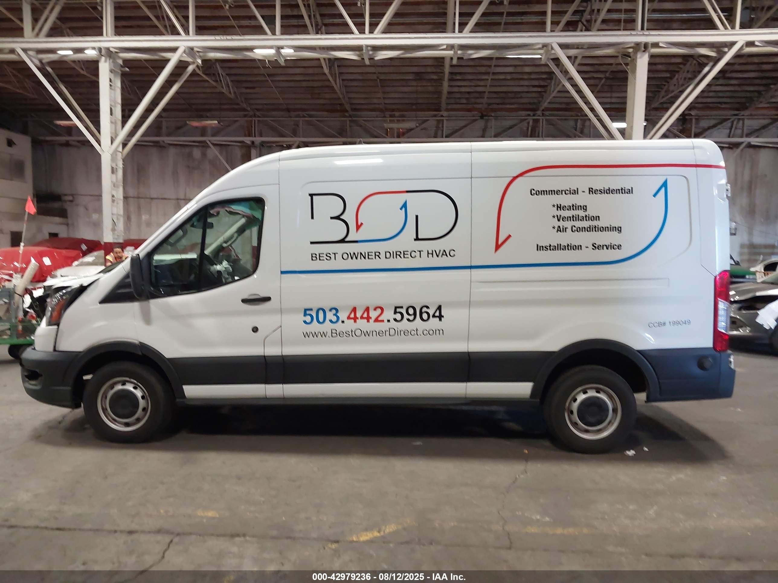 2020 Ford Transit-250   White vin: 1FTBR1C84LKA42184