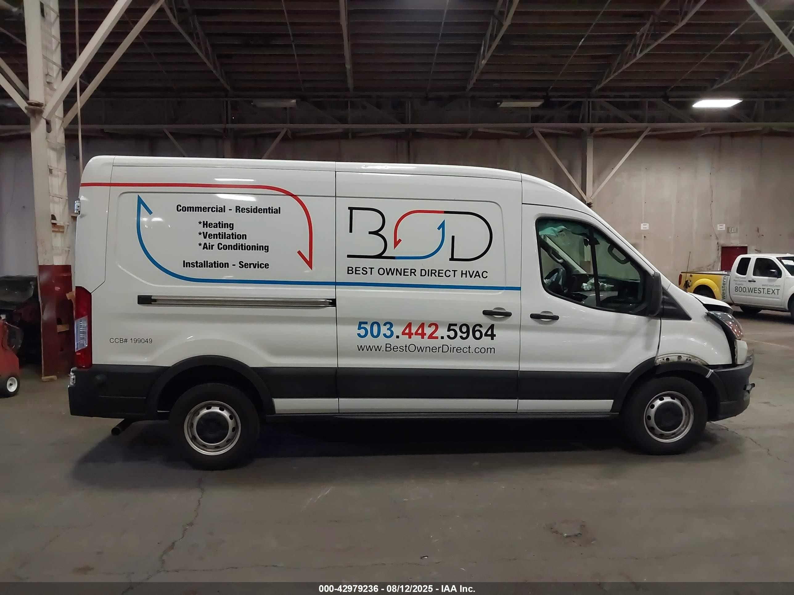 2020 Ford Transit-250   White vin: 1FTBR1C84LKA42184