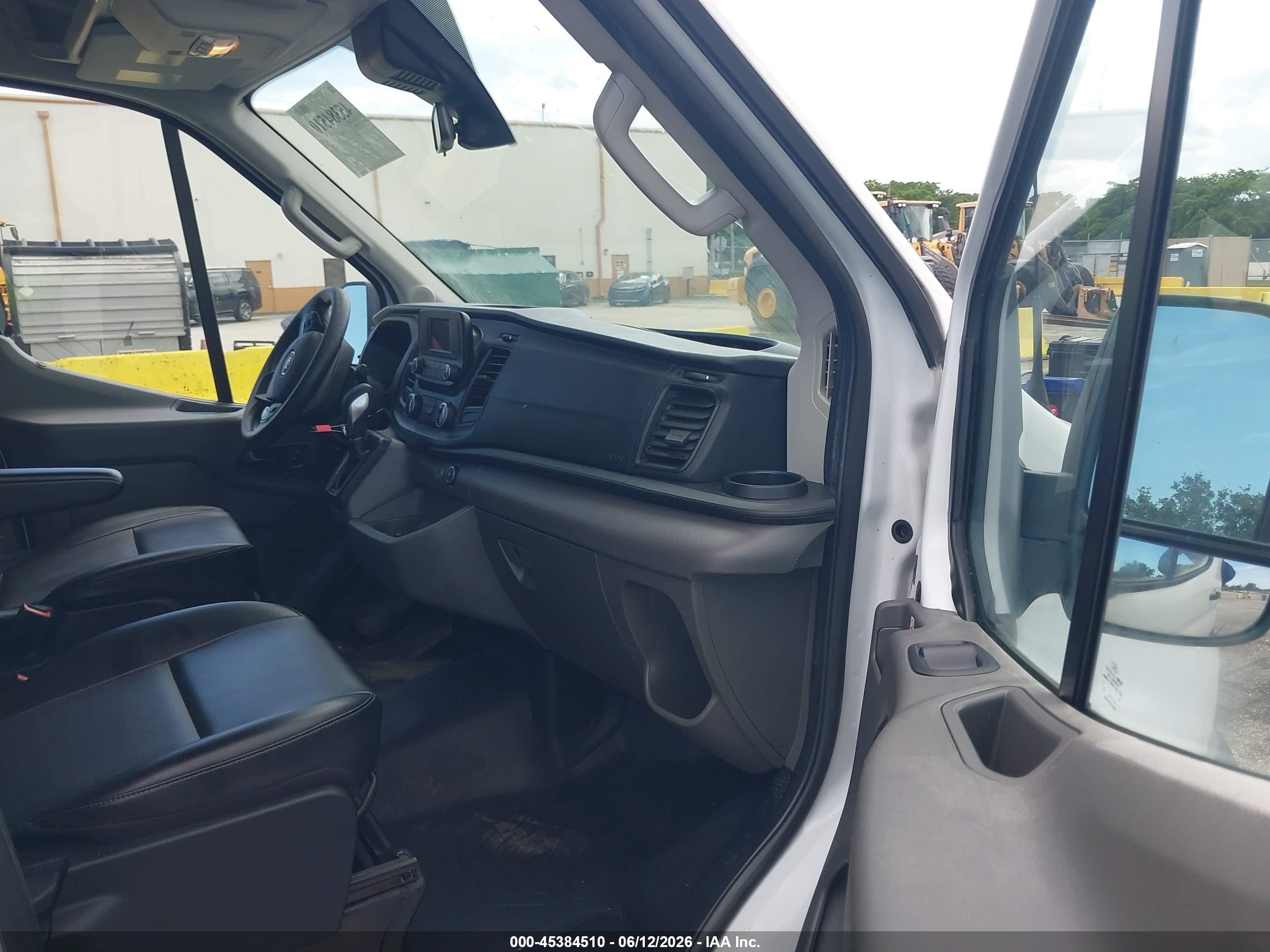 2020 Ford Transit-250 White vin: 1FTBR1C89LKB10768