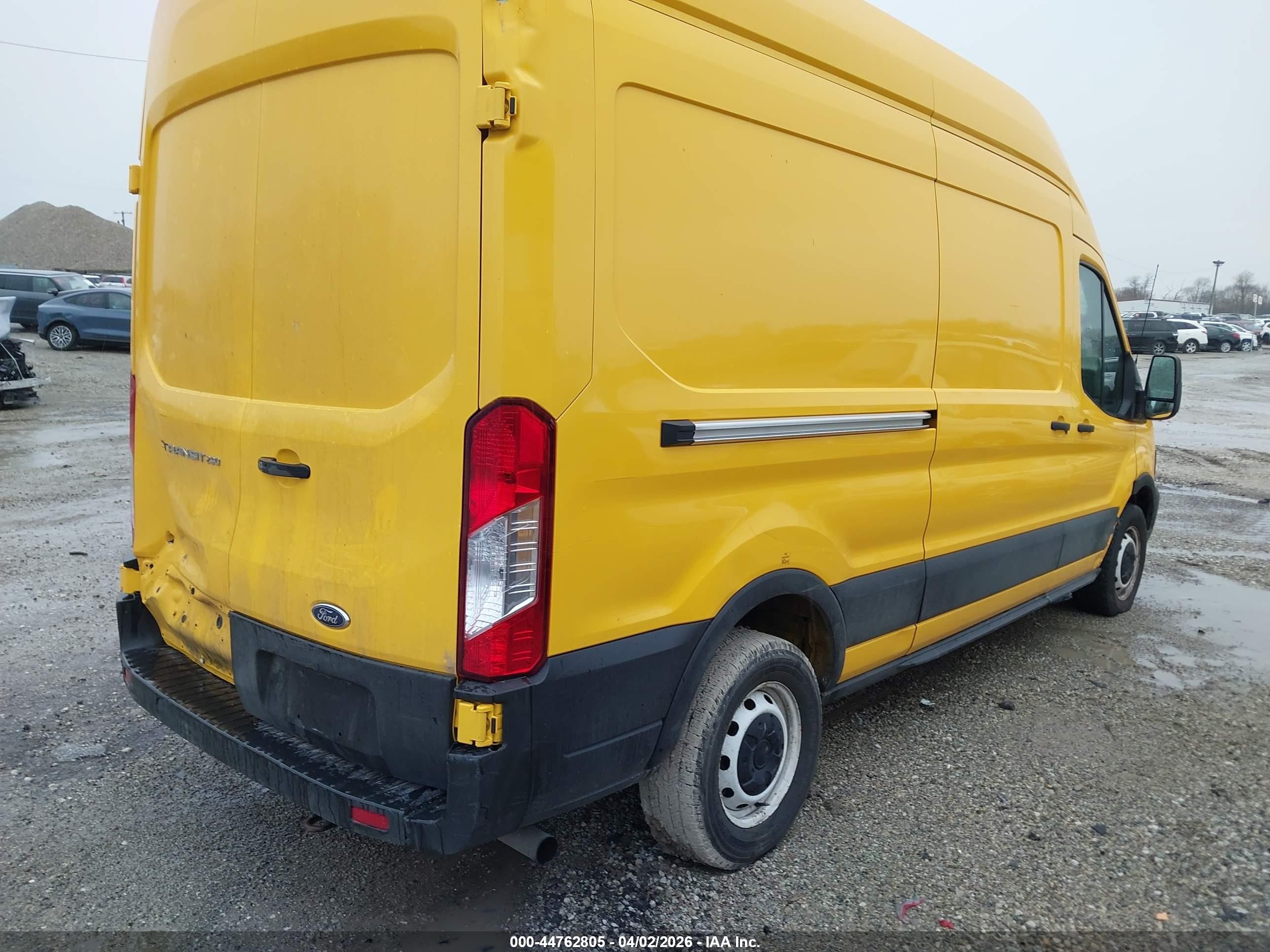 2021 Ford Transit-250   Yellow vin: 1FTBR1X84MKA08192