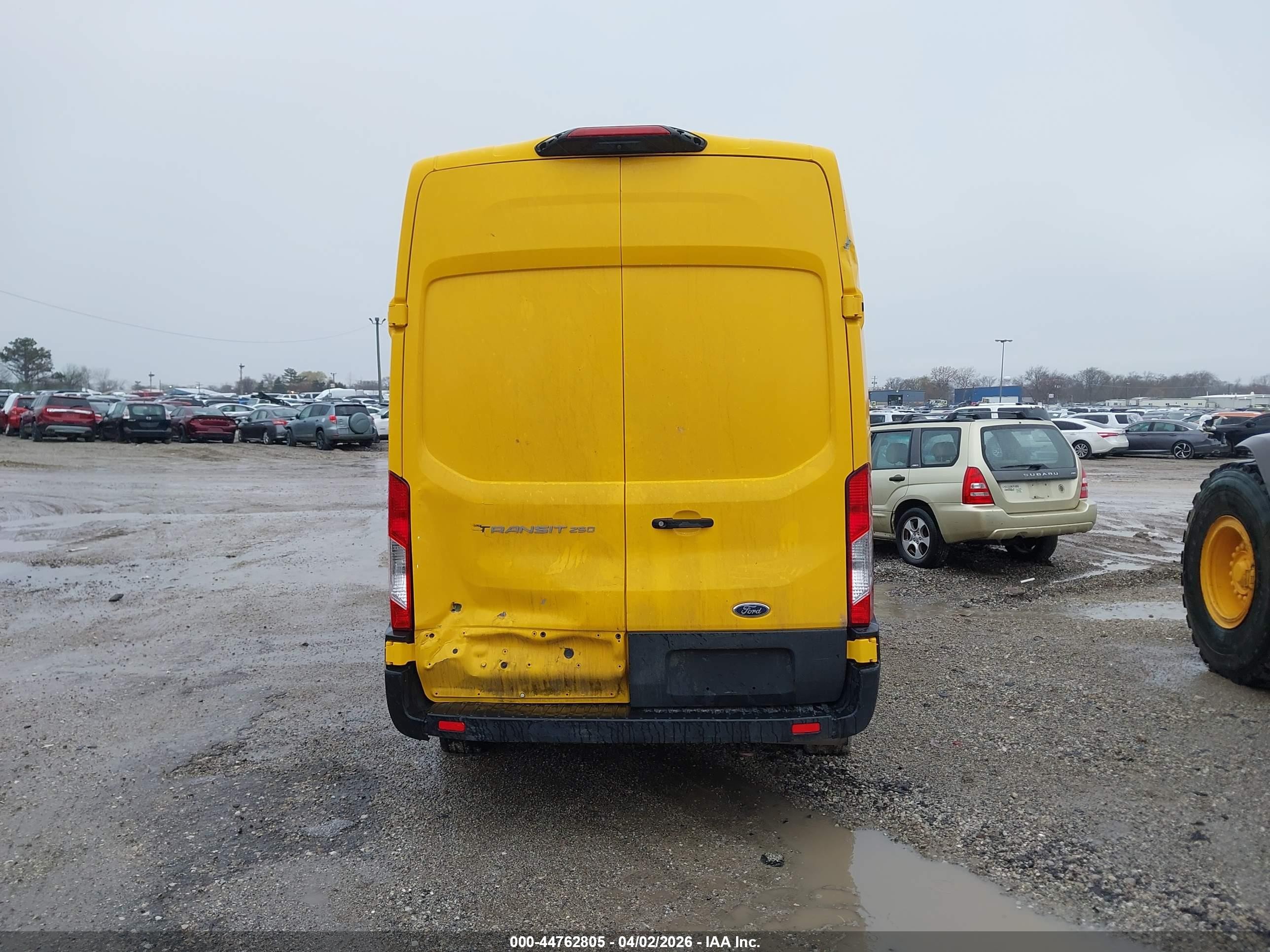 2021 Ford Transit-250   Yellow vin: 1FTBR1X84MKA08192