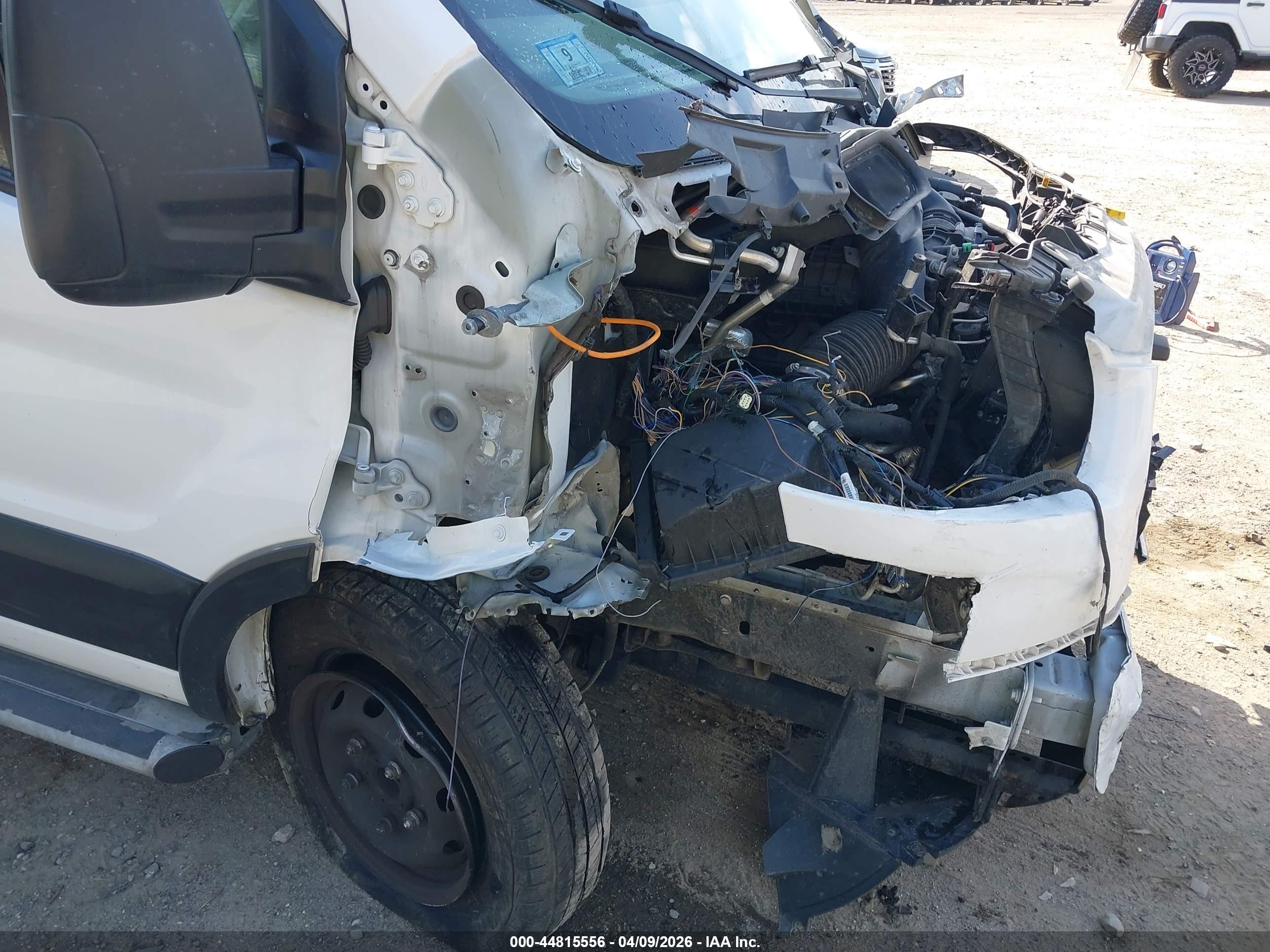 2021 Ford Transit-250   White vin: 1FTBR1Y89MKA59797