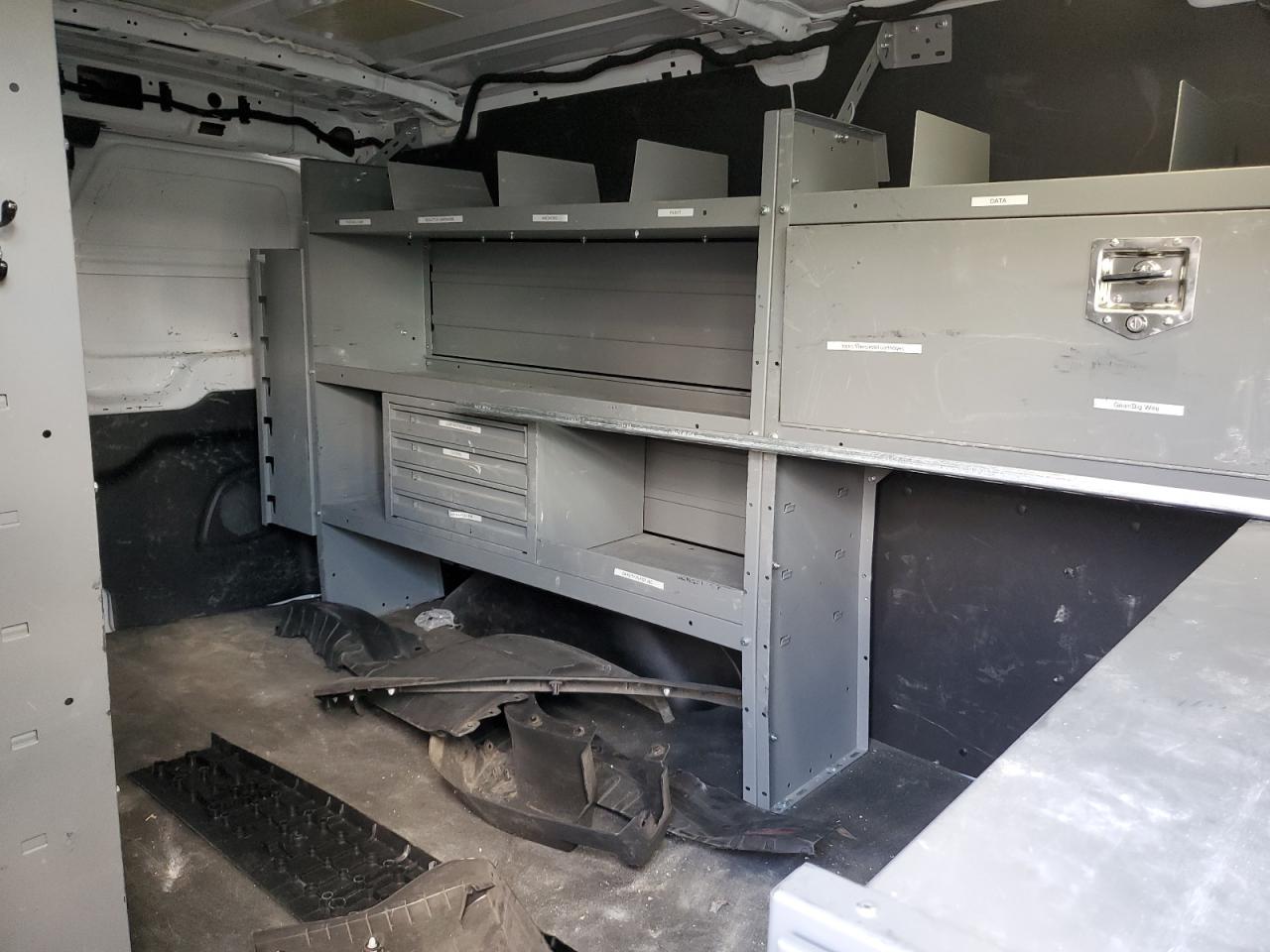 2023 Ford Transit Utility / Service Van White vin: 1FTBR1Y89PKA54460