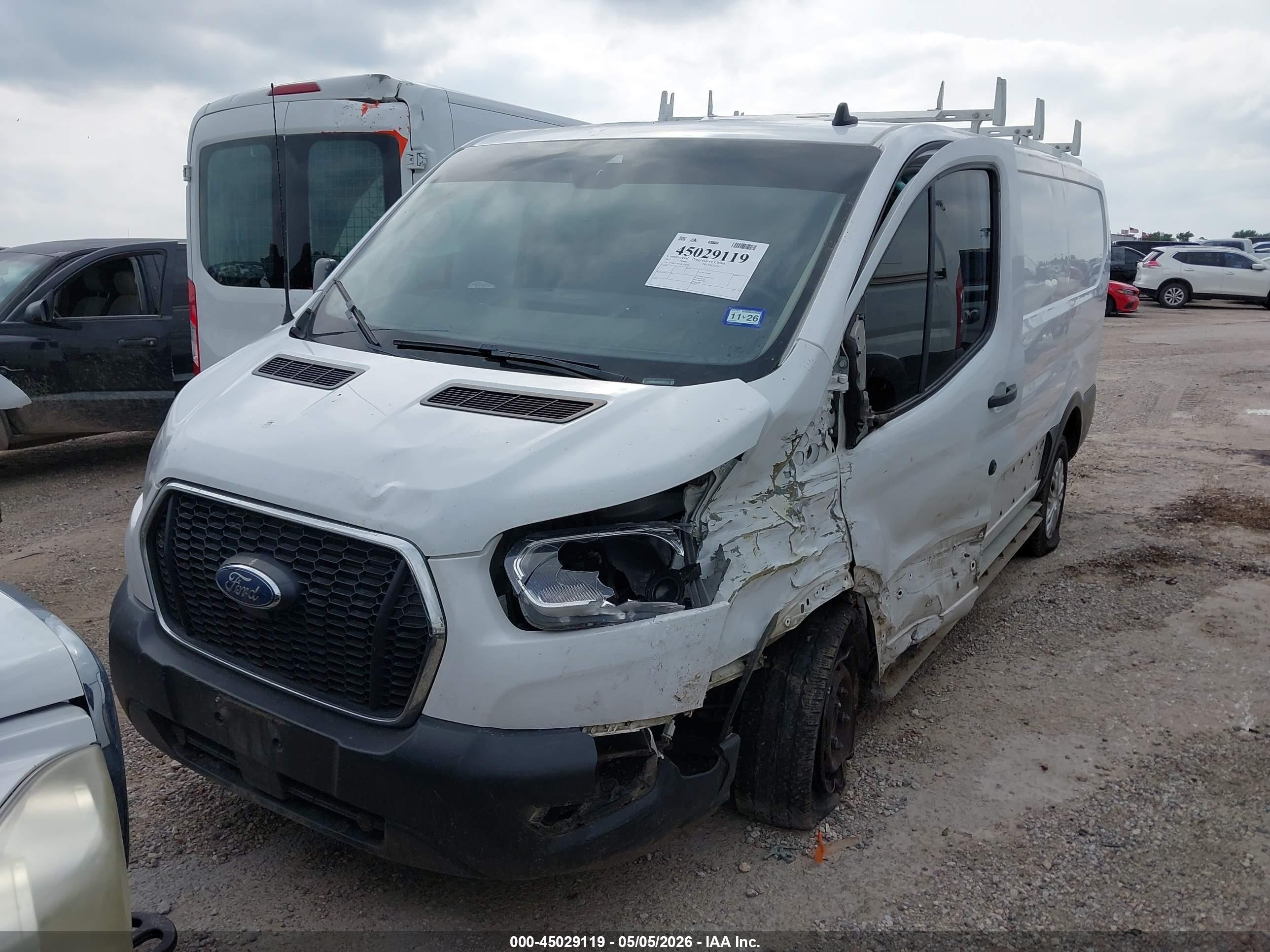 2021 Ford Transit-250   White vin: 1FTBR1Y8XMKA26713