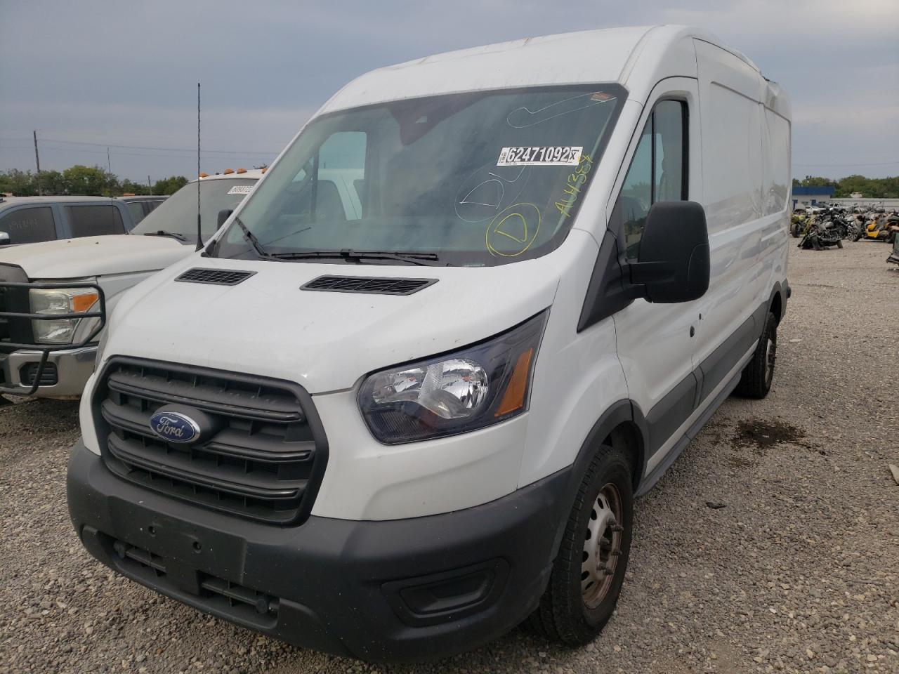 2020 Ford Transit T-250 White vin: 1FTBR2C80LKA04389