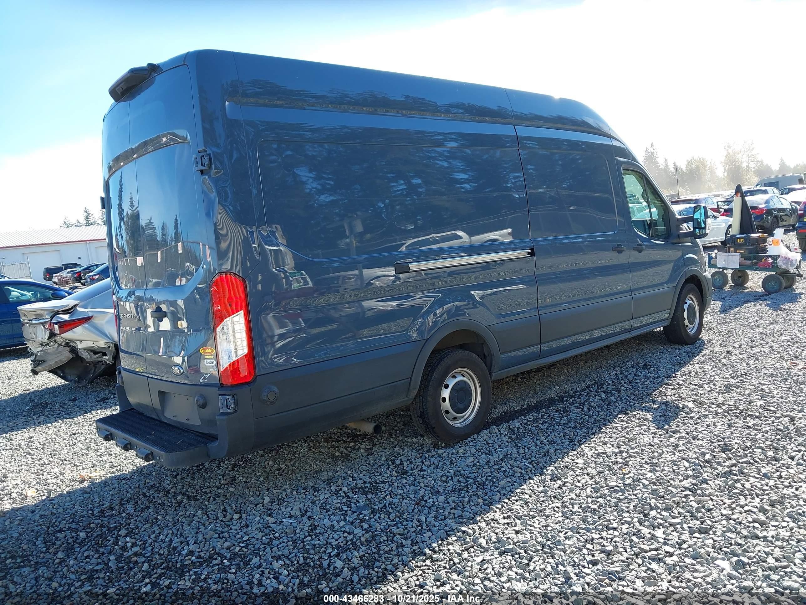 2021 Ford Transit-250 Cargo Van   Синий vin: 1FTBR3X86MKA54585